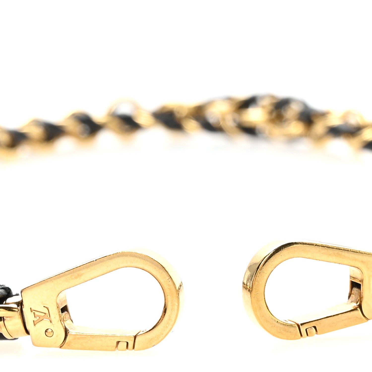 Calfskin Multi Pochette Chain Shoulder Strap Black Gold