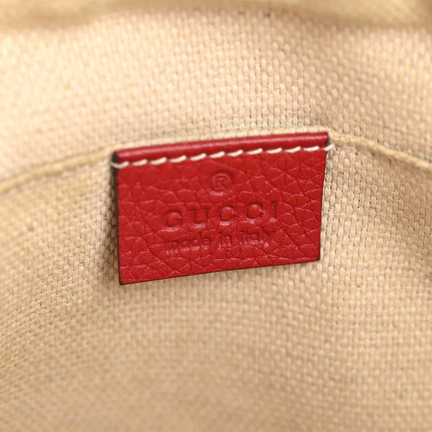 Pebbled Calfskin Small Soho Disco Bag Tabasco Red