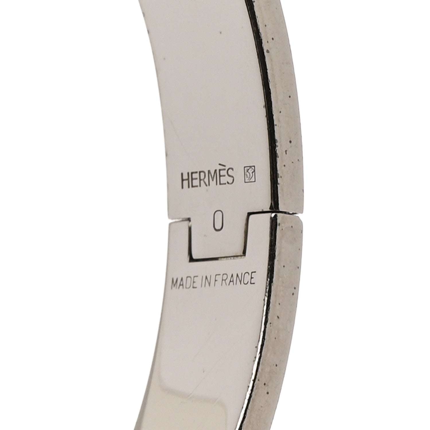 Enamel Narrow Clic Clac H Bracelet GM Vert Prairie