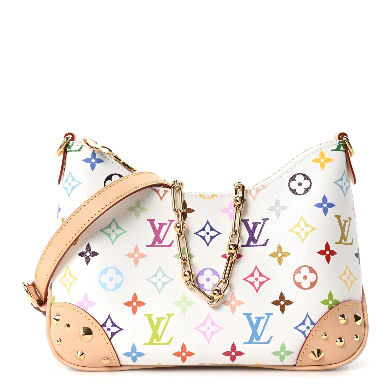 LV X TM Monogram Multicolor Boulogne NM PM White