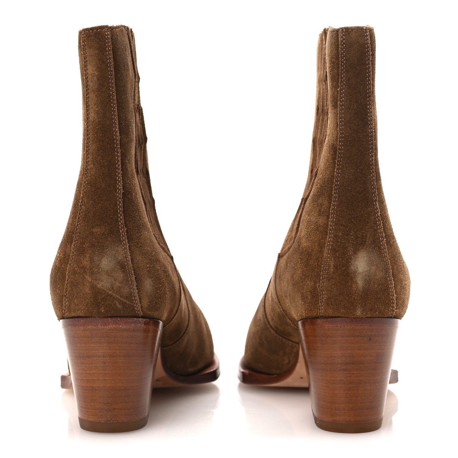 Suede Womens Vegas Ankle Boot 40 Brun Fume