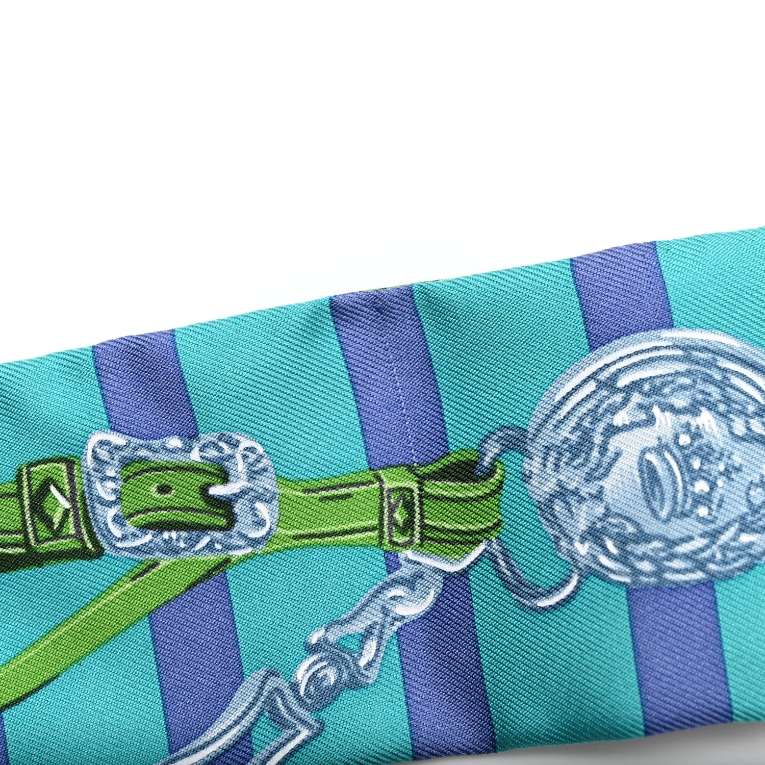 Silk Brides de Gala Bayaderes Twilly Turquoise Indigo Vert