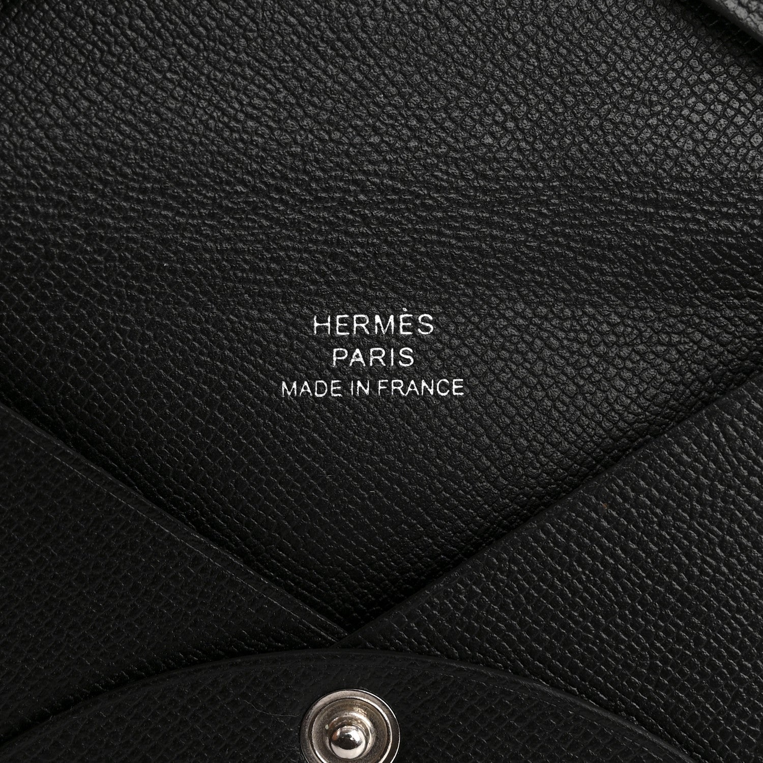 Madam Calfskin Calvi Card Case Black