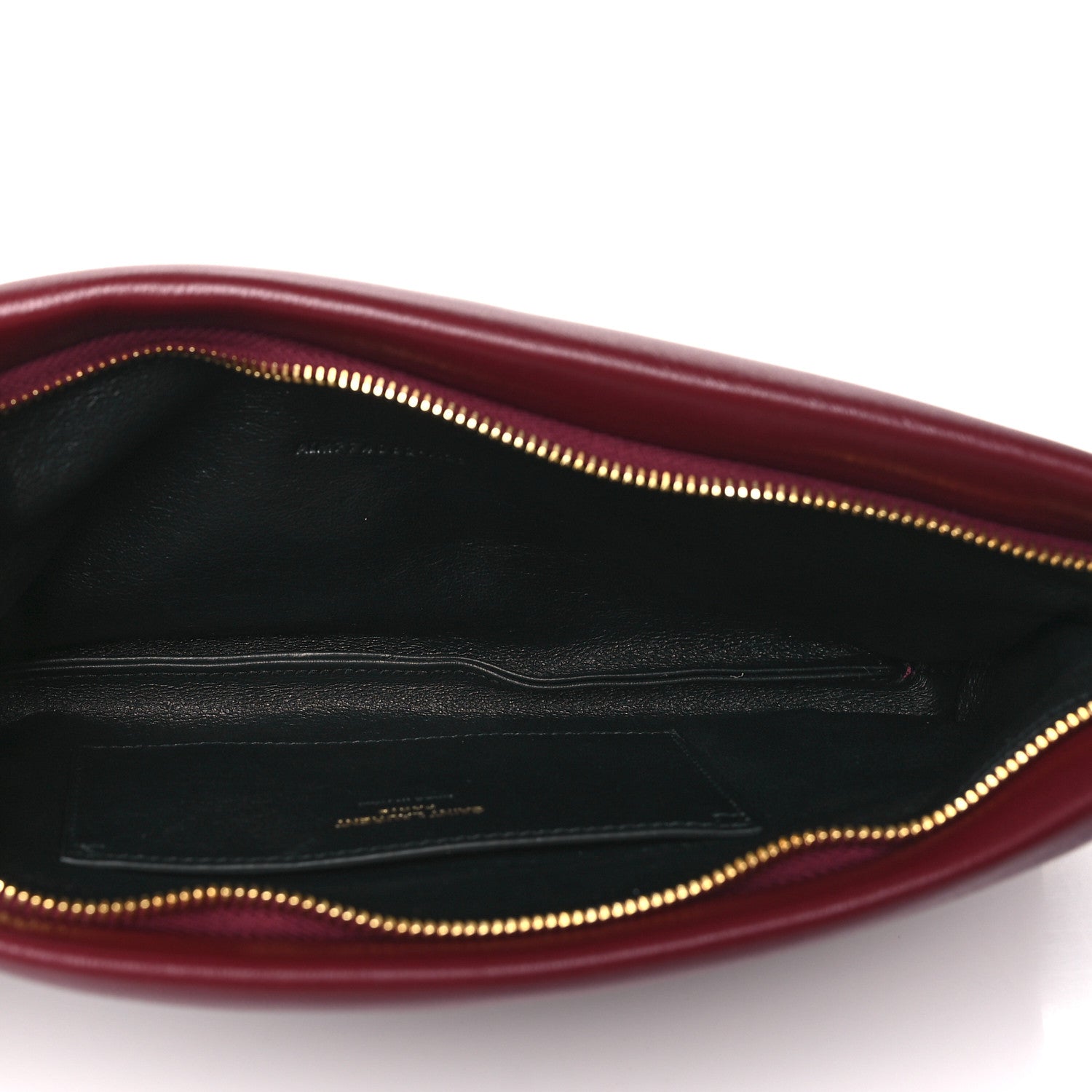 Lambskin Long Calypso Pouch Rouge Merlot