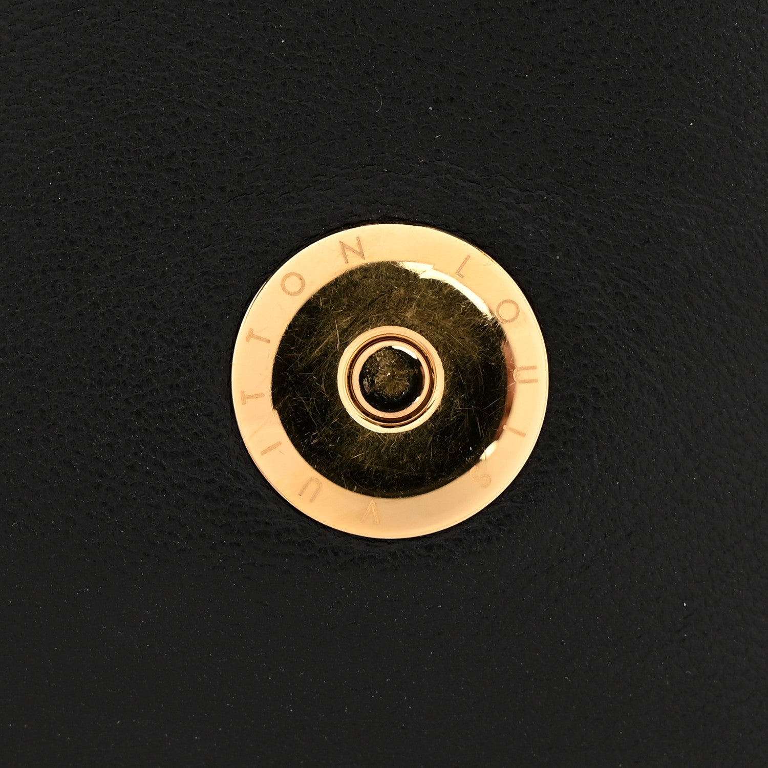 Lambskin Embossed Monogram Pochette Coussin Black