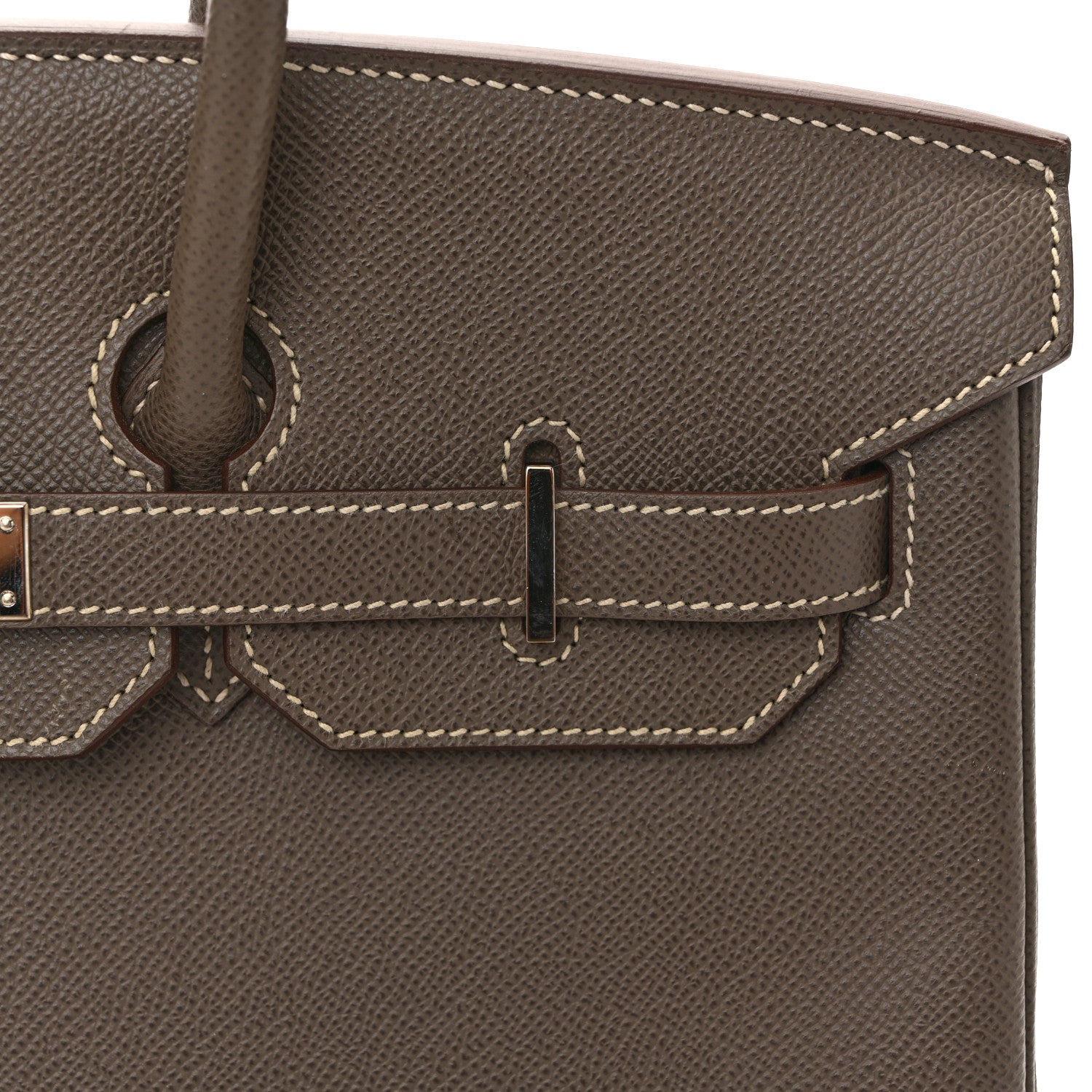 Epsom Candy Birkin 35 Etain Bleu Thalassa