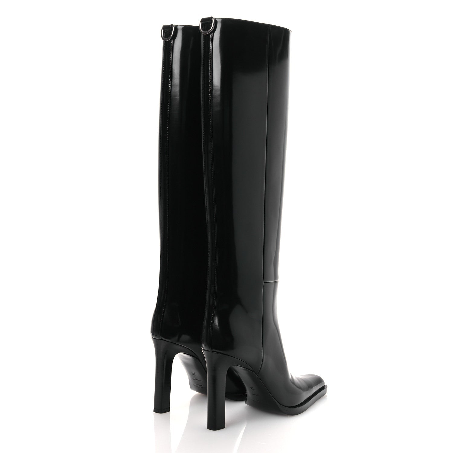 Vitello Marilyn Nina 95 Knee High Boots 38 Black