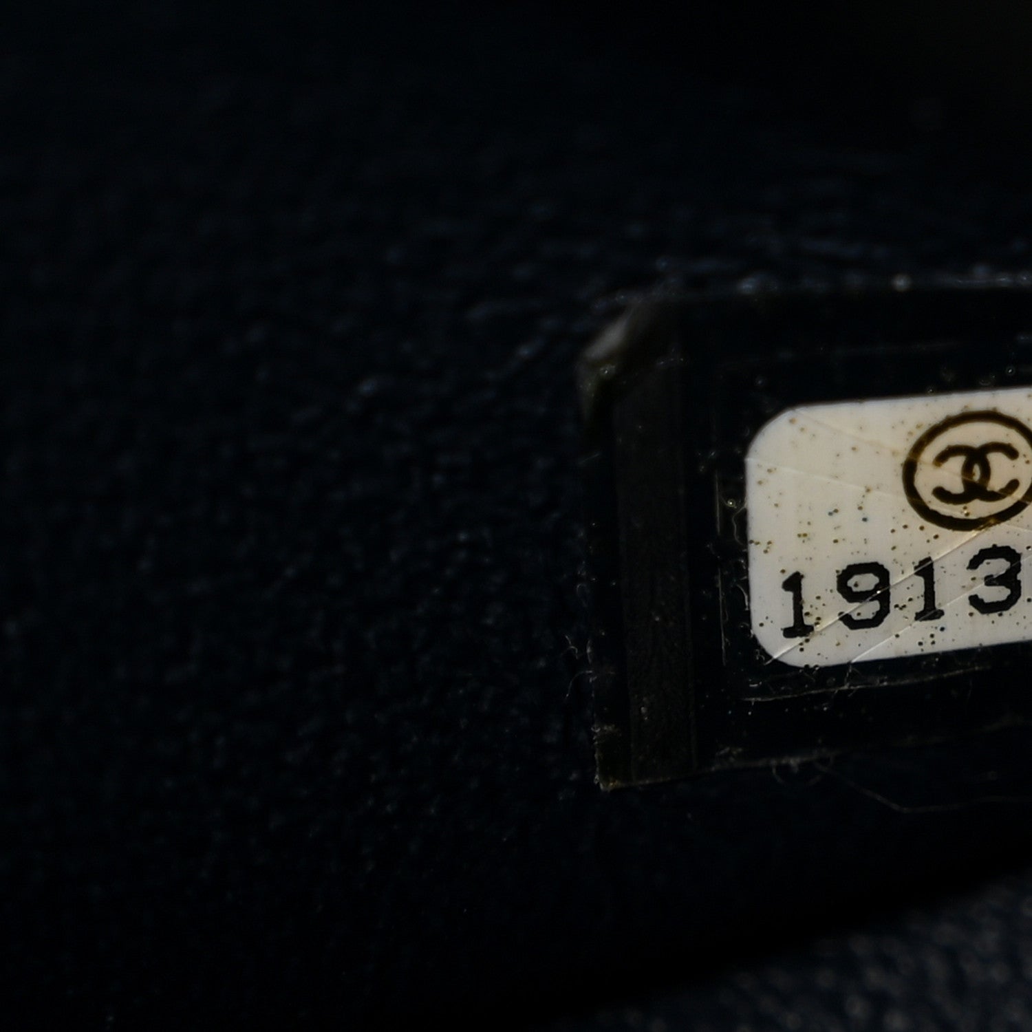 Patent Quilted Jumbo Double Flap Navy