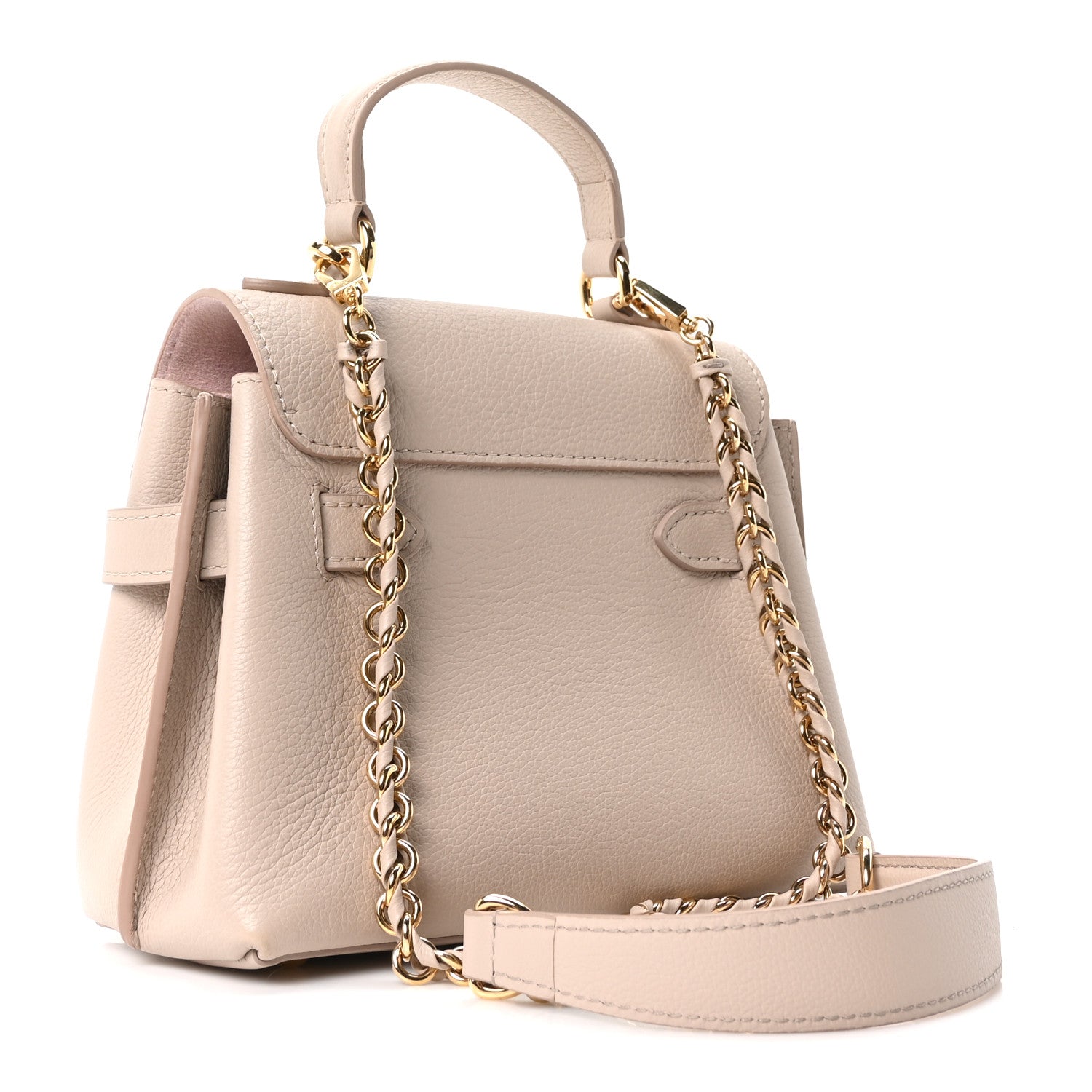 Soft Calfskin Mini Lockme Ever Greige