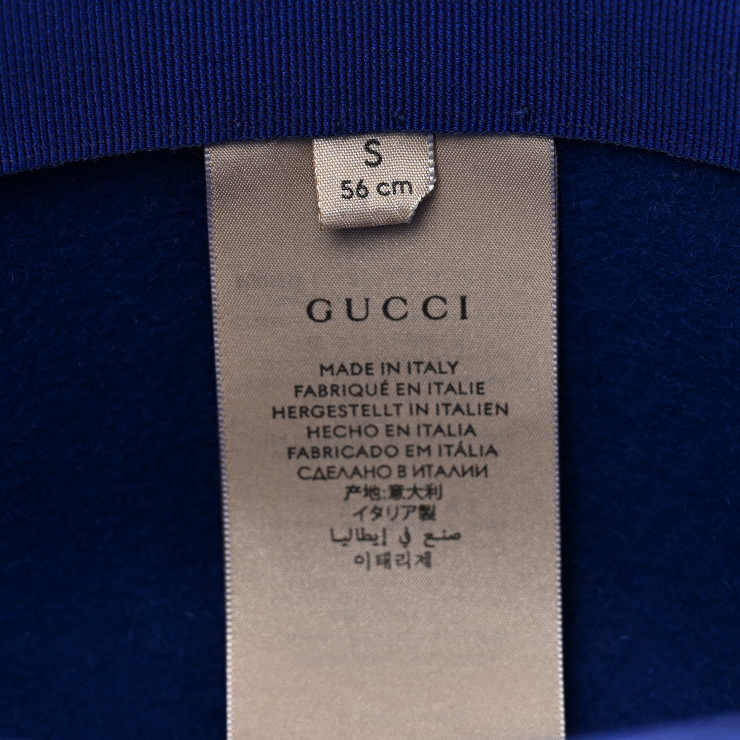 Felt Ghirlandina Hat S Blue