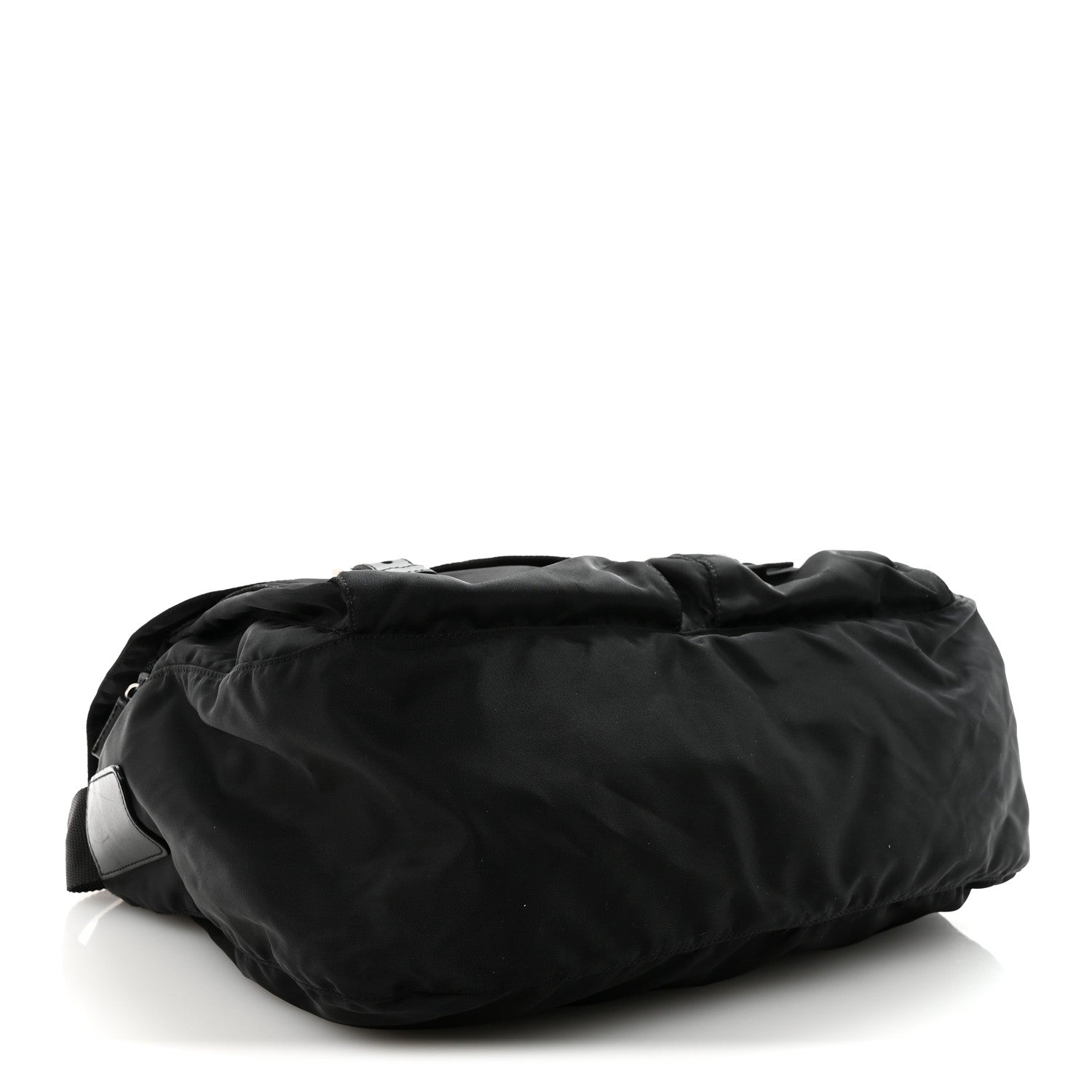 Nylon Vela Sport Messenger Bag Black