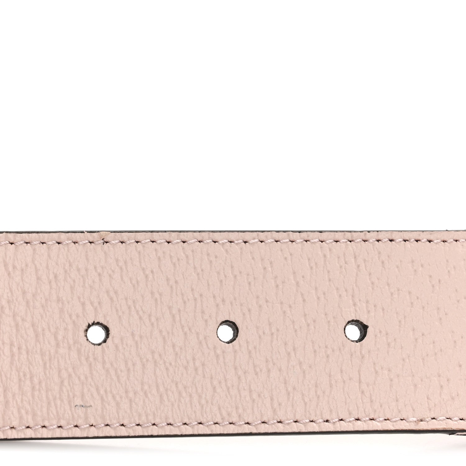 Monogram Jumbo GG Textured Dollar Calfskin Double G 40mm Belt 80 32 Camel Pink