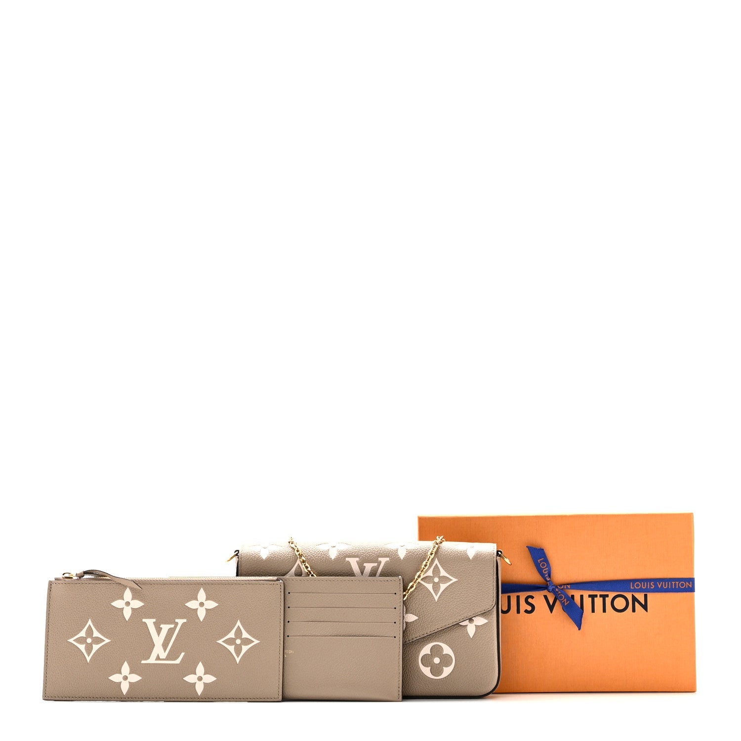 Empreinte Monogram Giant Felicie Pochette Tourterelle Creme