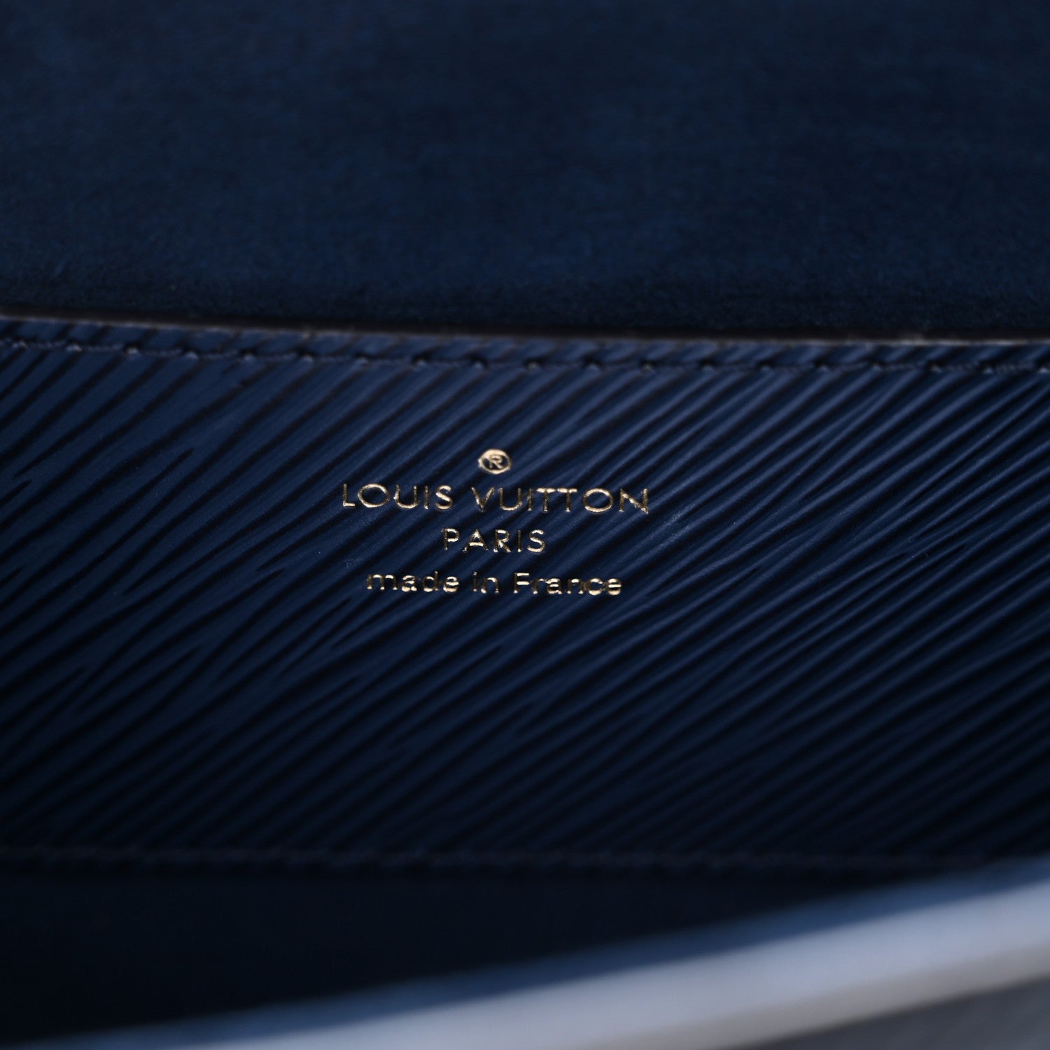 Epi Twist Shoulder Bag MM Indigo