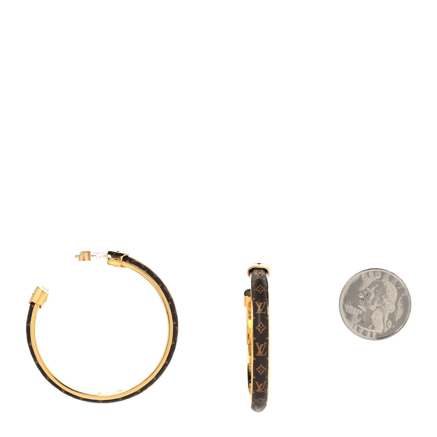 Monogram Hoop Earrings
