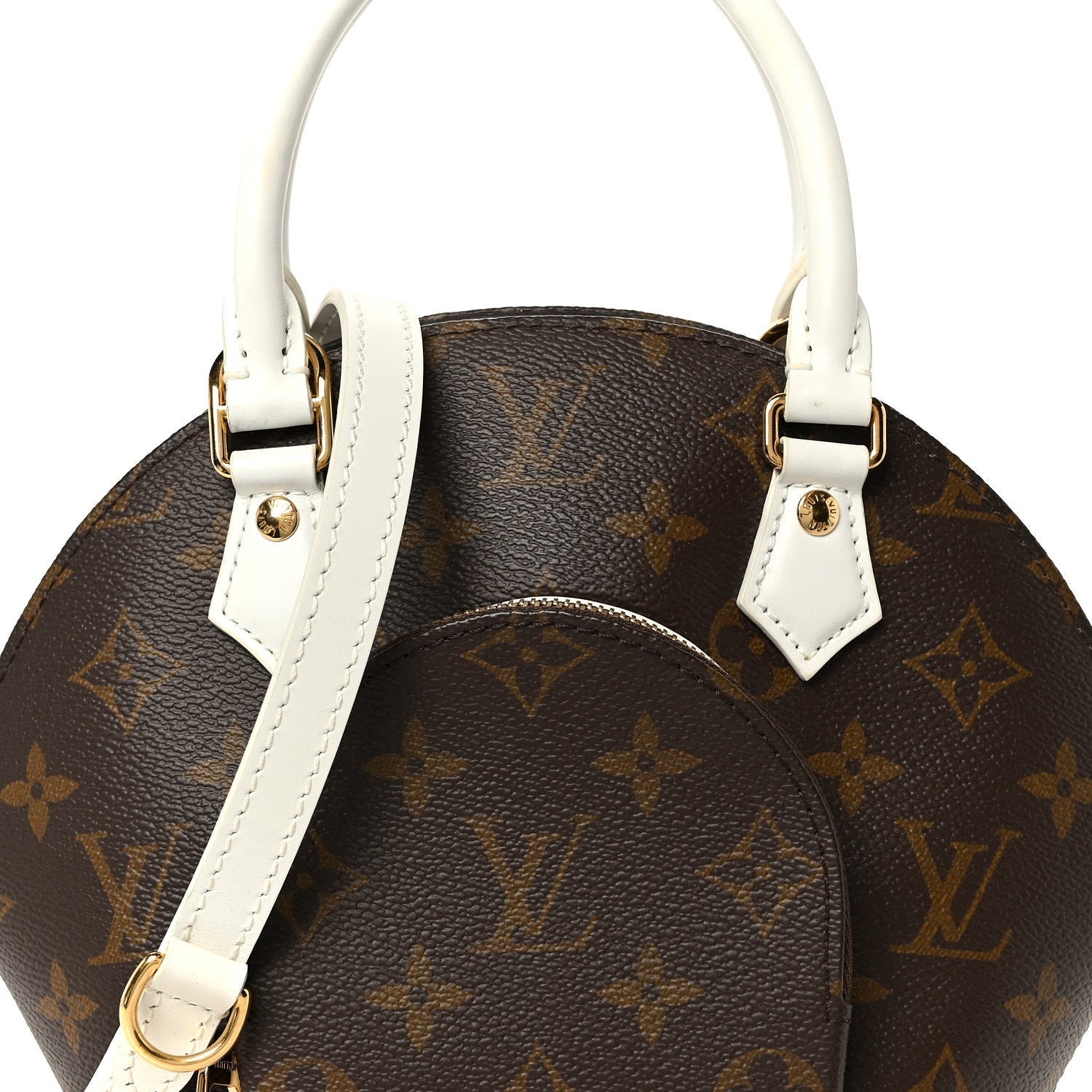 Monogram LV Match Ellipse BB White