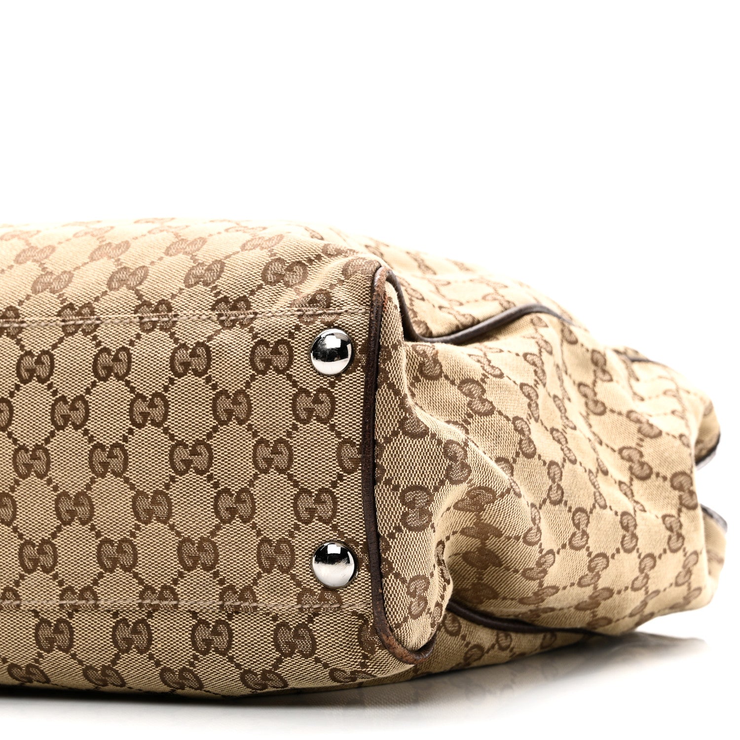 Soft GG Supreme Monogram Tote Dark Brown