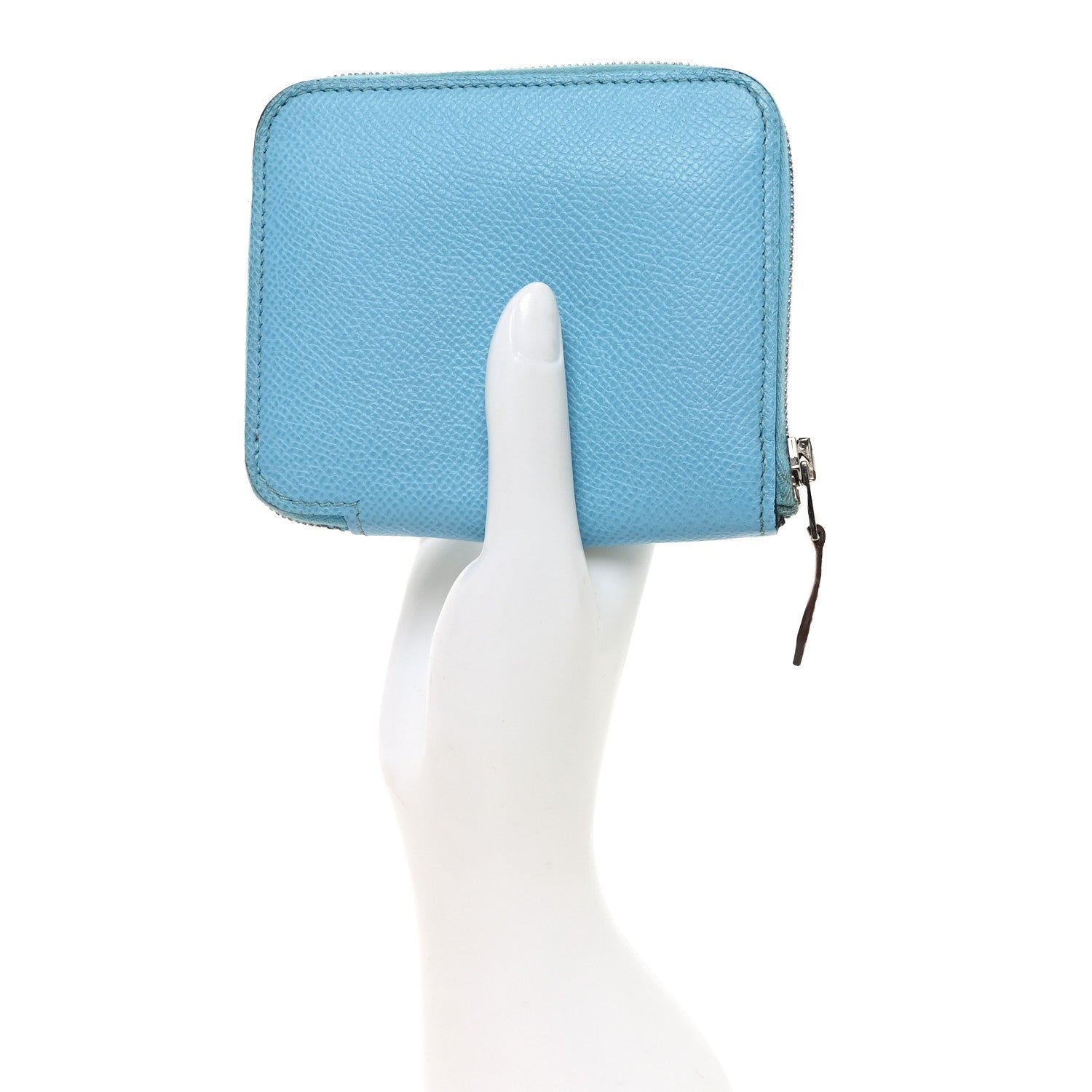 Epsom Silk'In Compact Wallet Celeste