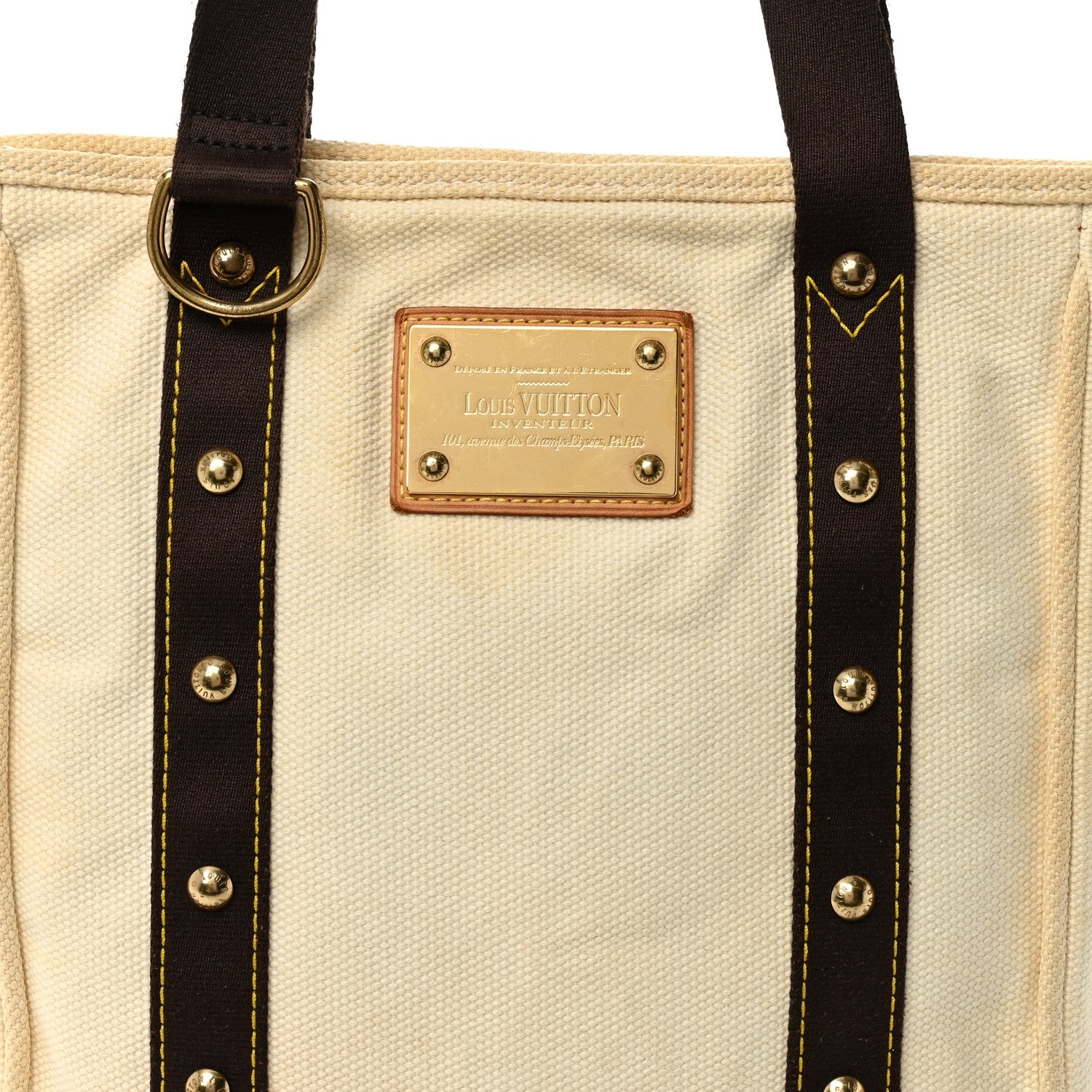 Toile Antigua Cabas MM Tote White