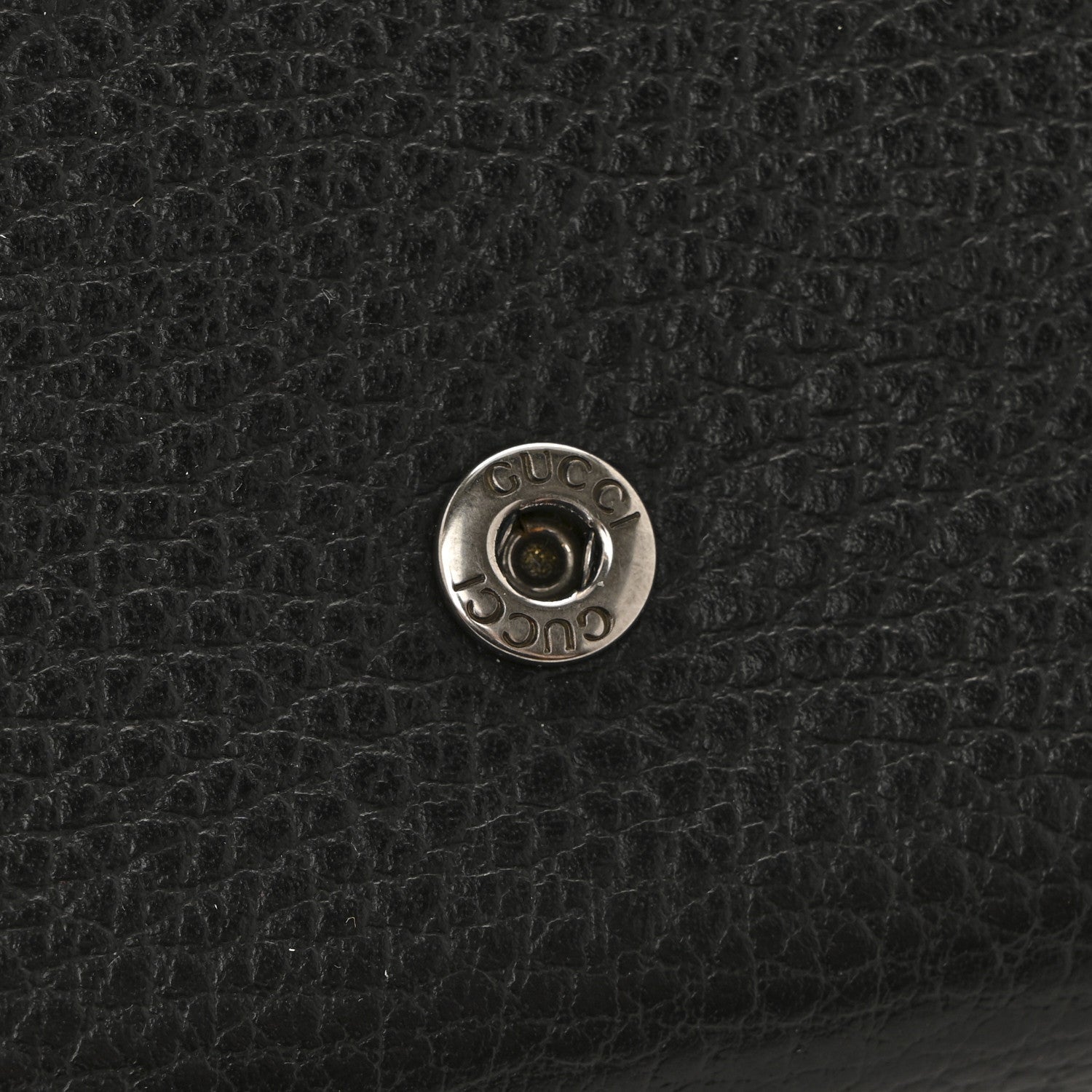 Calfskin Mini Dionysus Chain Wallet Black