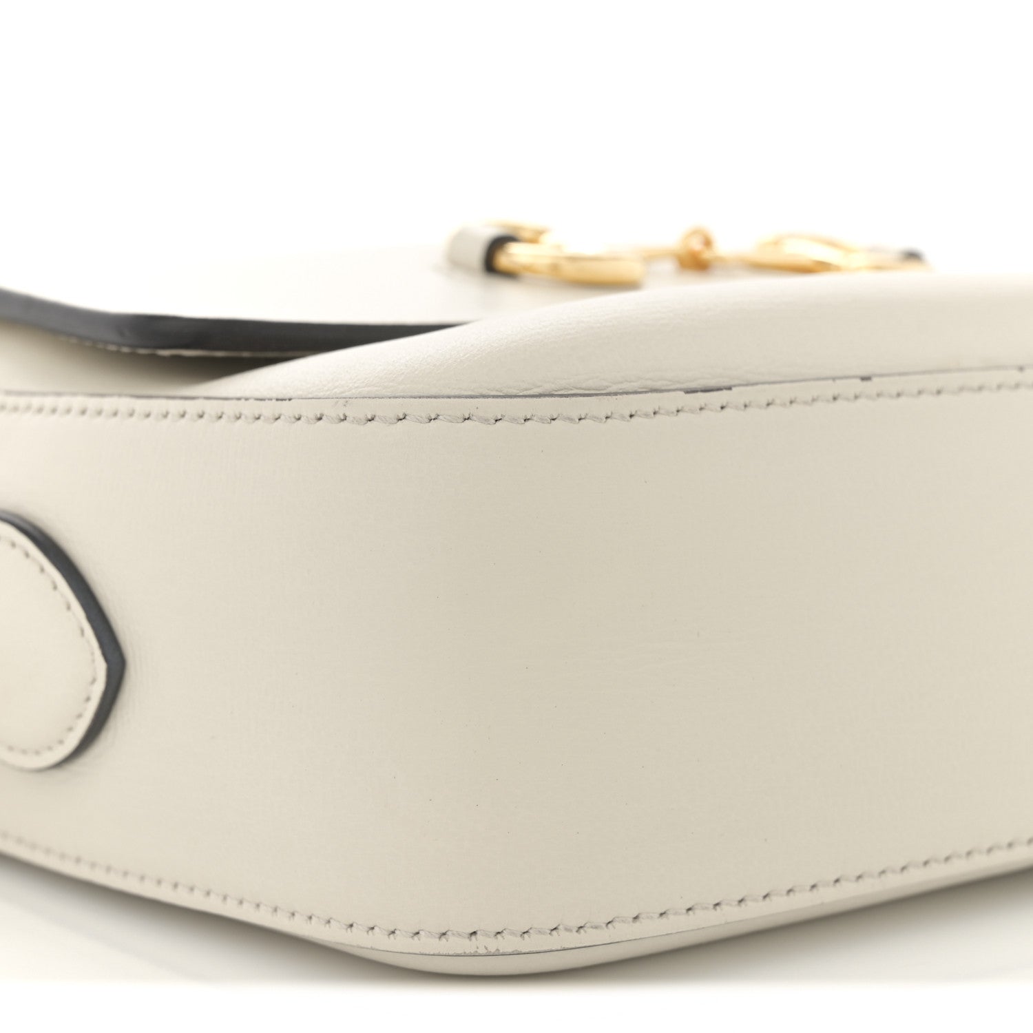Azalea Calfskin Small Horsebit 1955 Shoulder Bag Mystic White