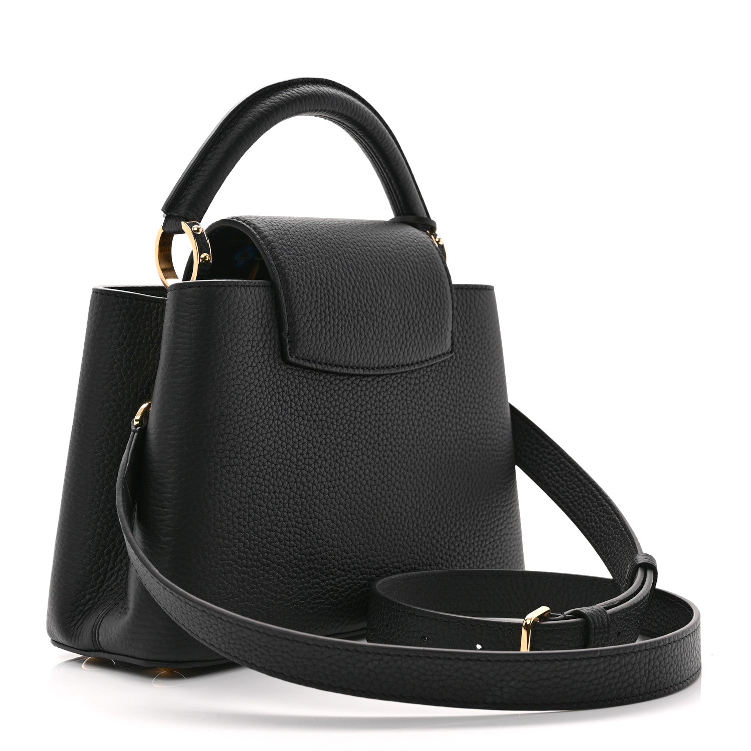 LV X TM Taurillon Superflat Capucines BB Black