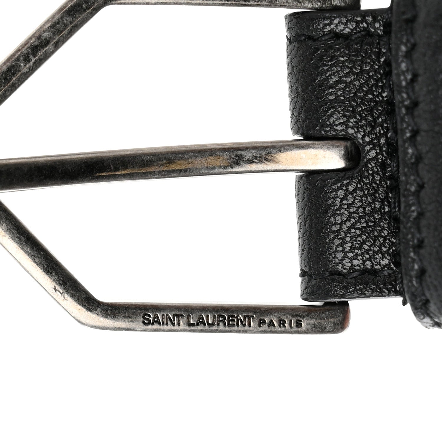 Lambskin Buckle Belt 95 38 Black