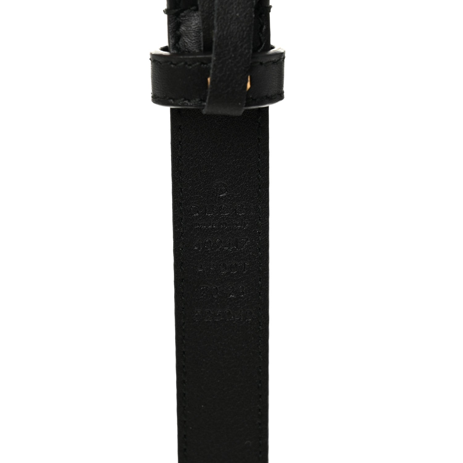 Calfskin Double G 20mm Belt 70 28 Belt Black