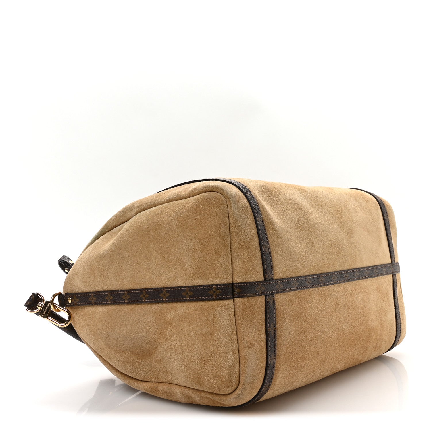 Suede Monogram Express MM Hazelnut