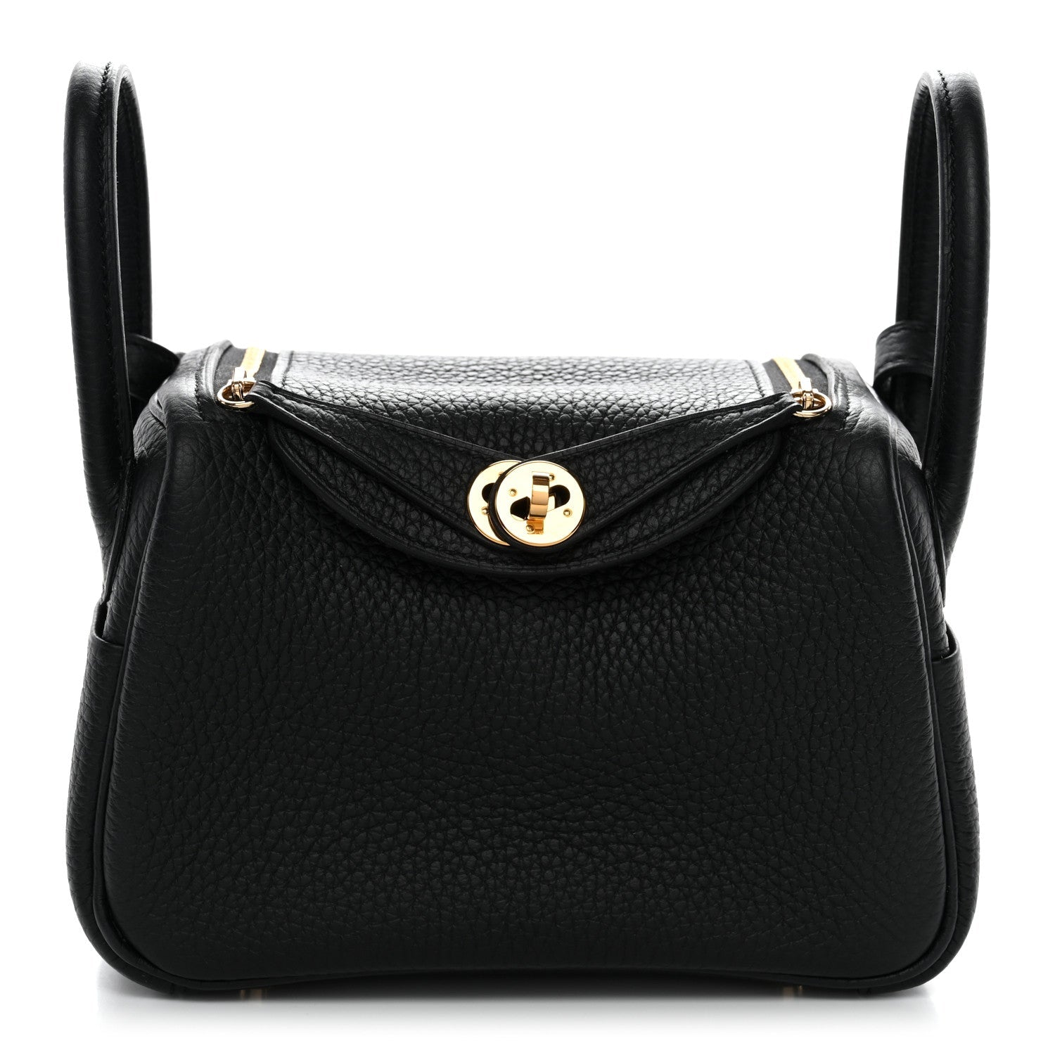 Taurillon Clemence Mini Lindy 20 Black