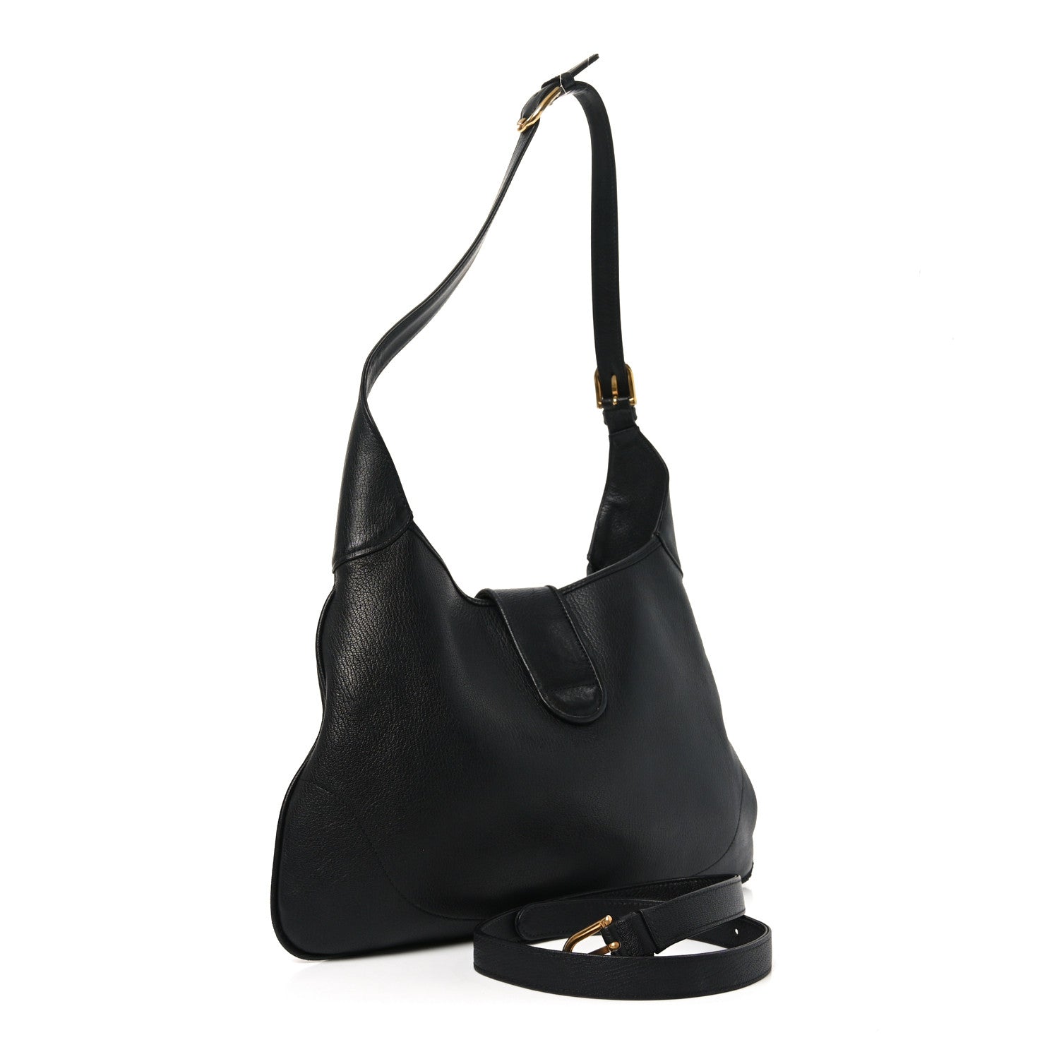 Goatskin Medium Aphrodite Shoulder Bag Black