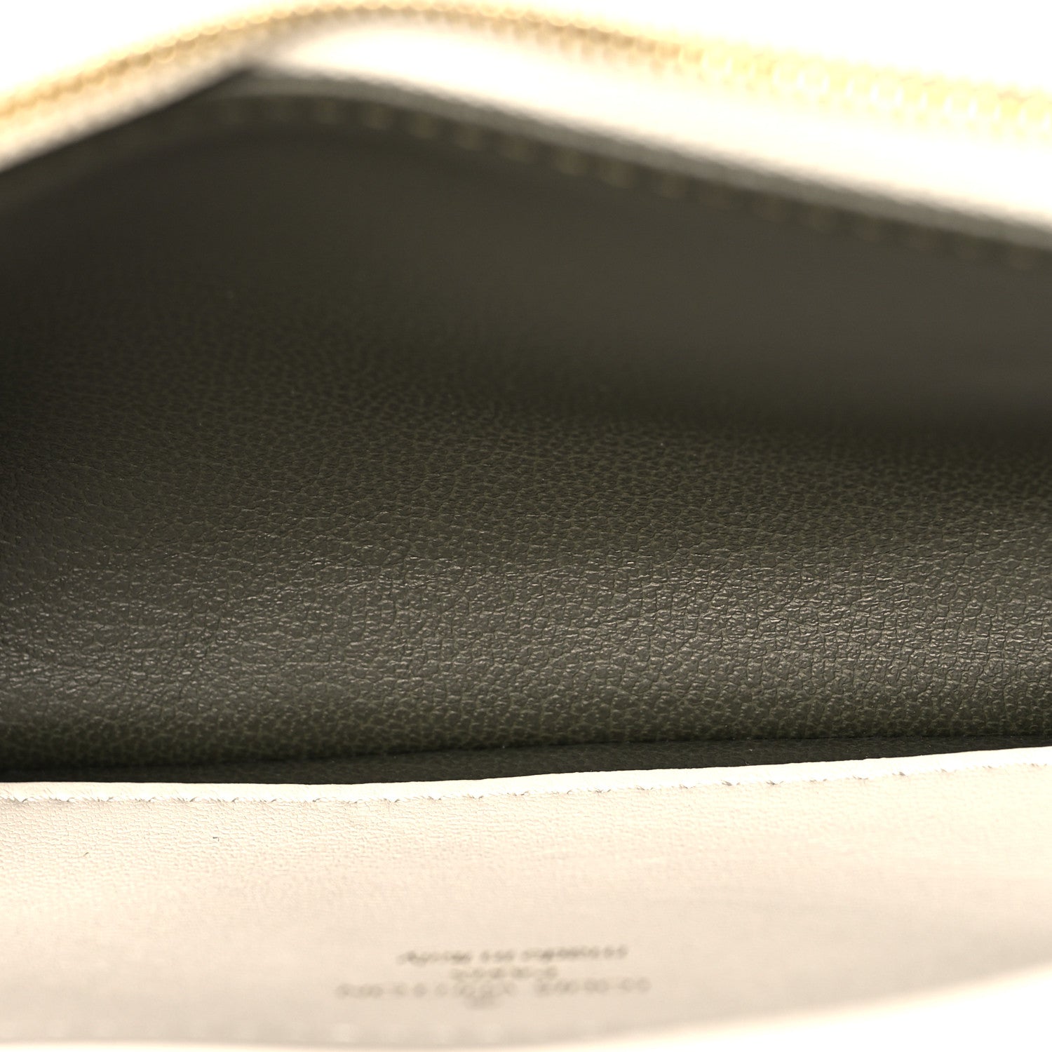 Lambskin Embossed Monogram Pochette Coussin Crossbody Creme