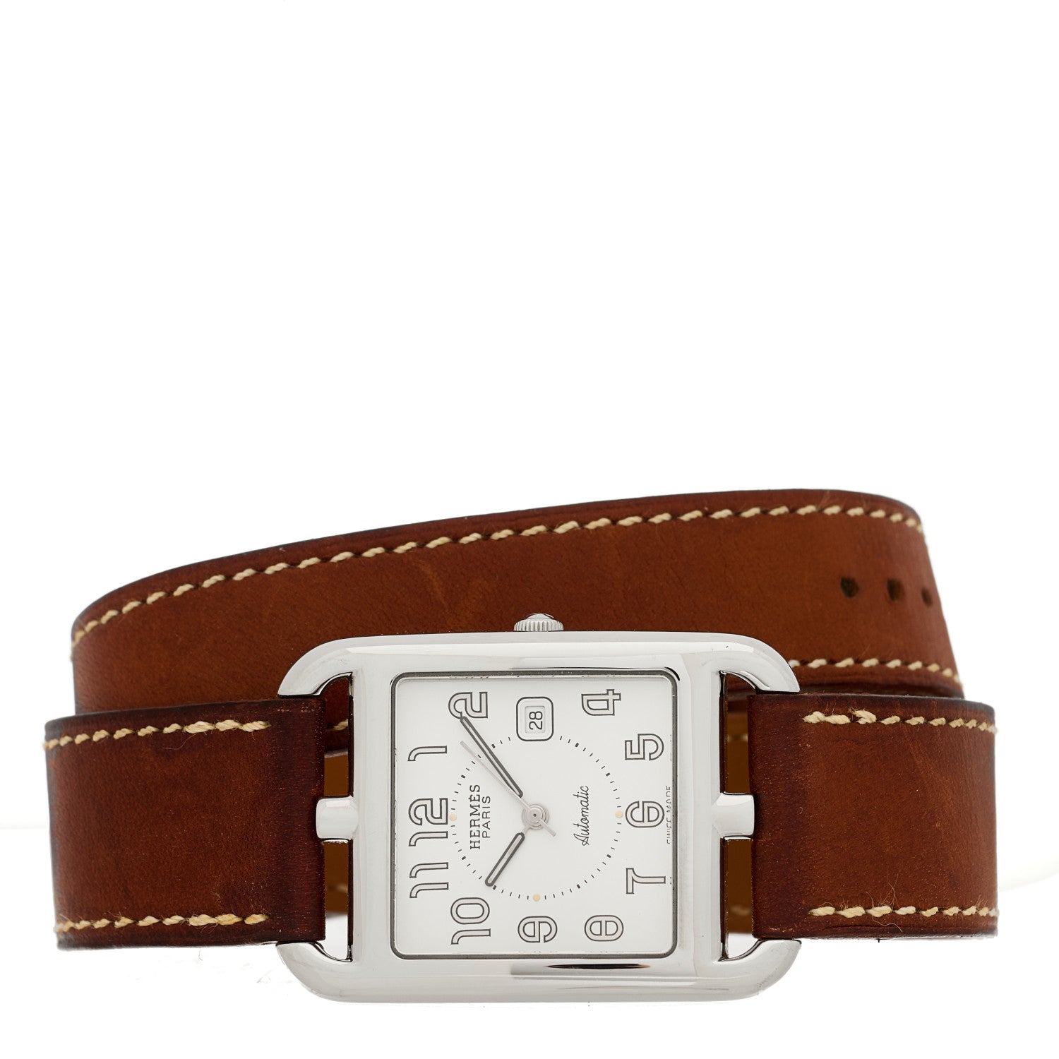 Stainless Steel Barenia 29mm Cape Cod Double Tour Automatic Watch Fauve