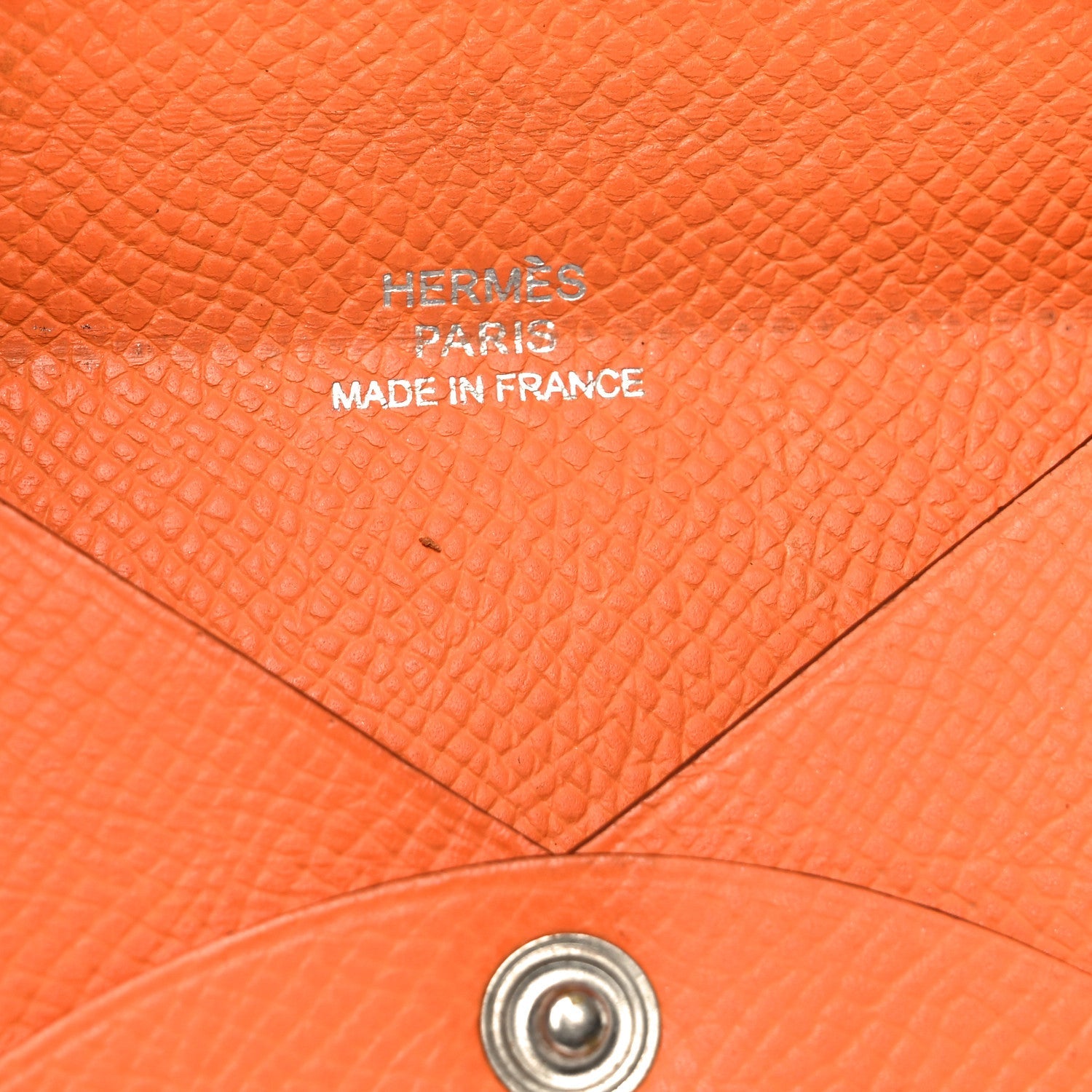 Epsom Calvi Card Case Abricot