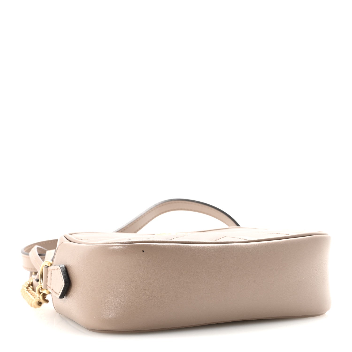 Calfskin Matelasse Mini GG Marmont Chain Shoulder Bag Porcelain Rose