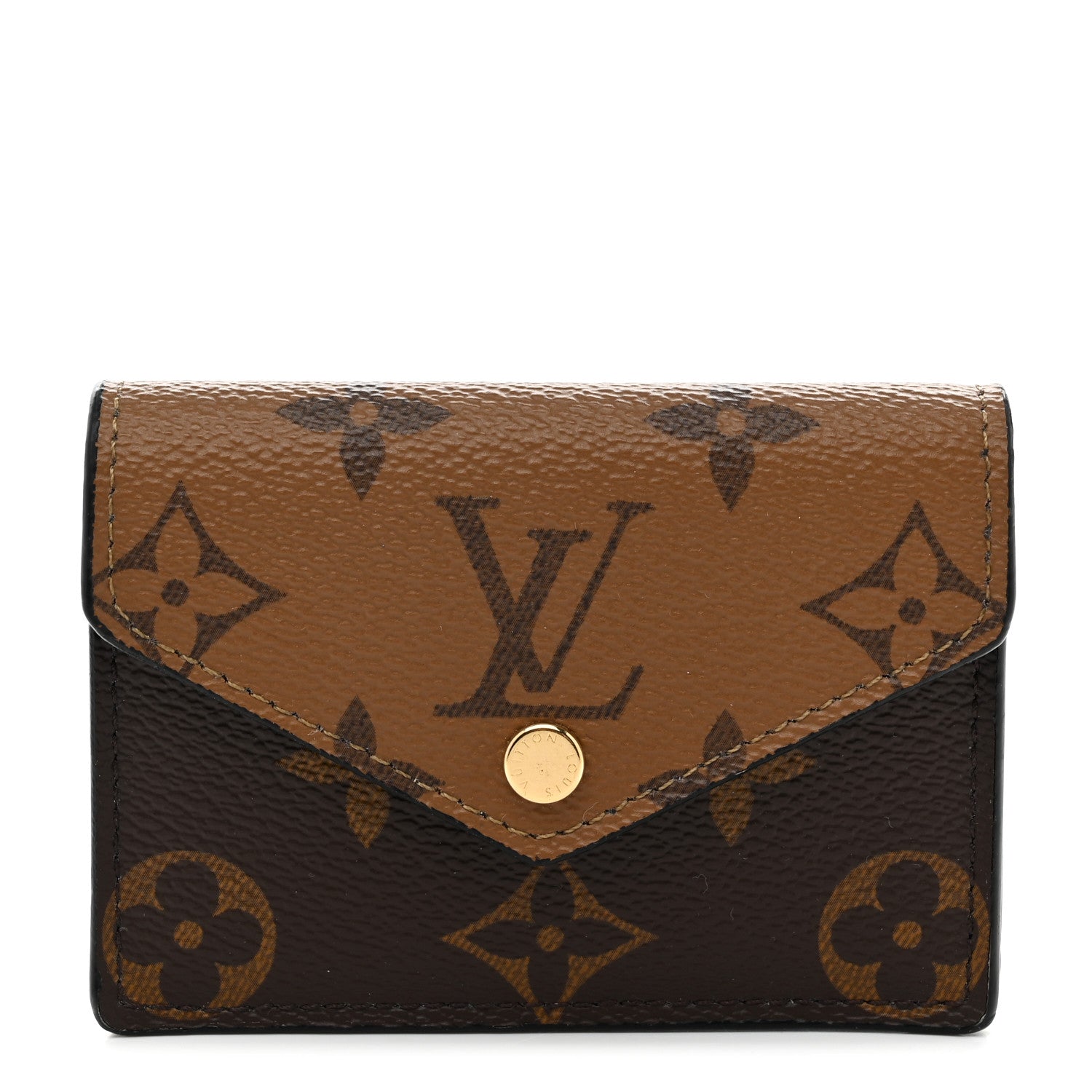 Reverse Monogram Vendome Card Holder