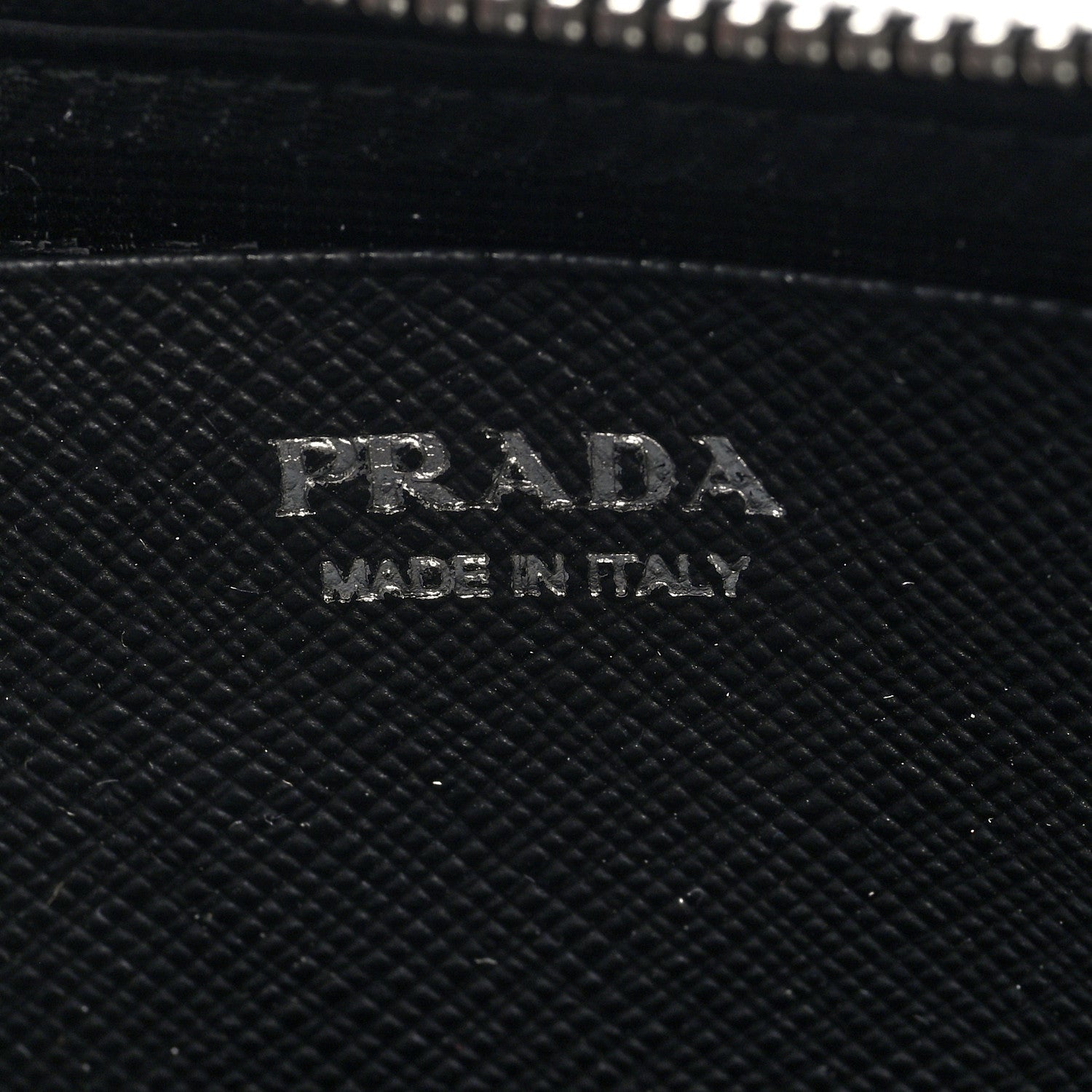Saffiano Mini Triangle Crossbody Pouch Black