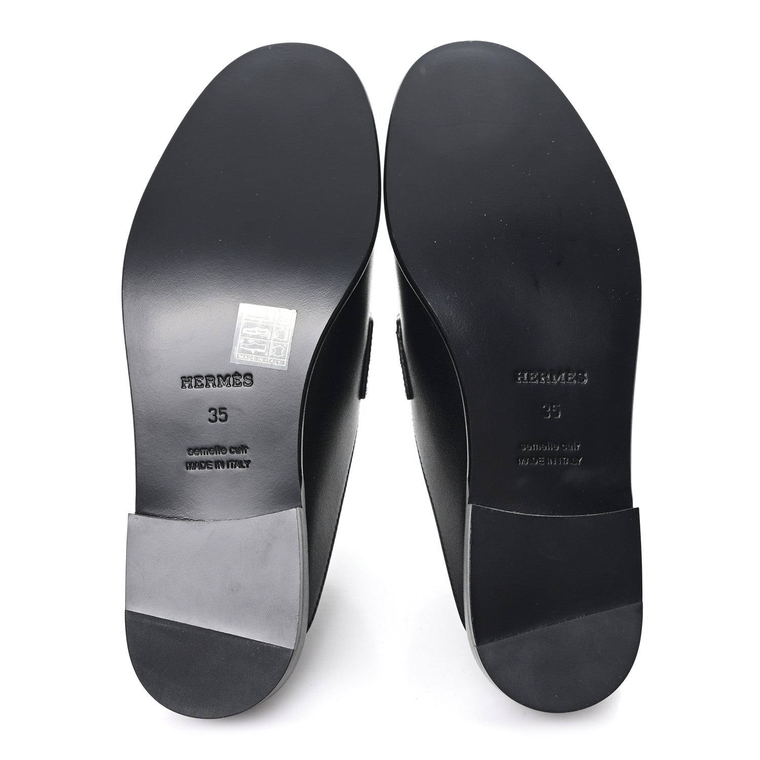 Calfskin Iota Mules 35 Black