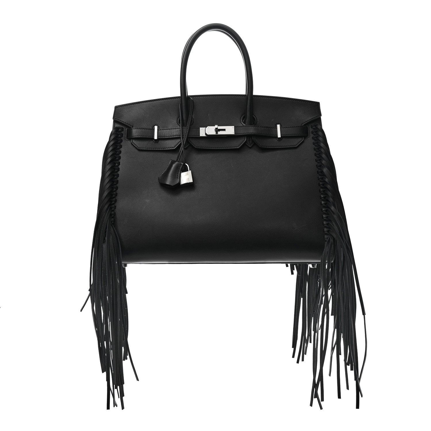 Evergrain Birkin Sellier Anate Fringed 35 Black