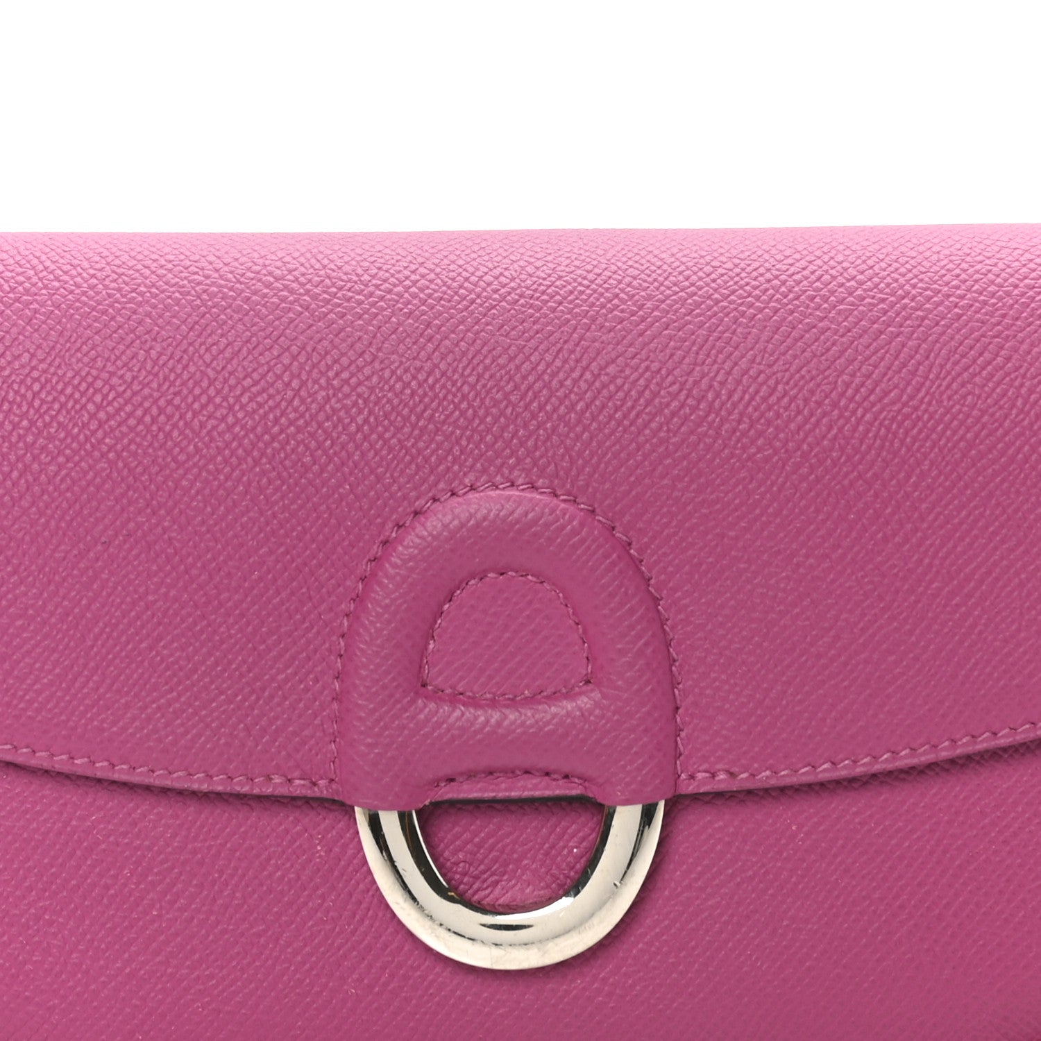 Epsom Cherche Midi Clutch Rose Pourpre