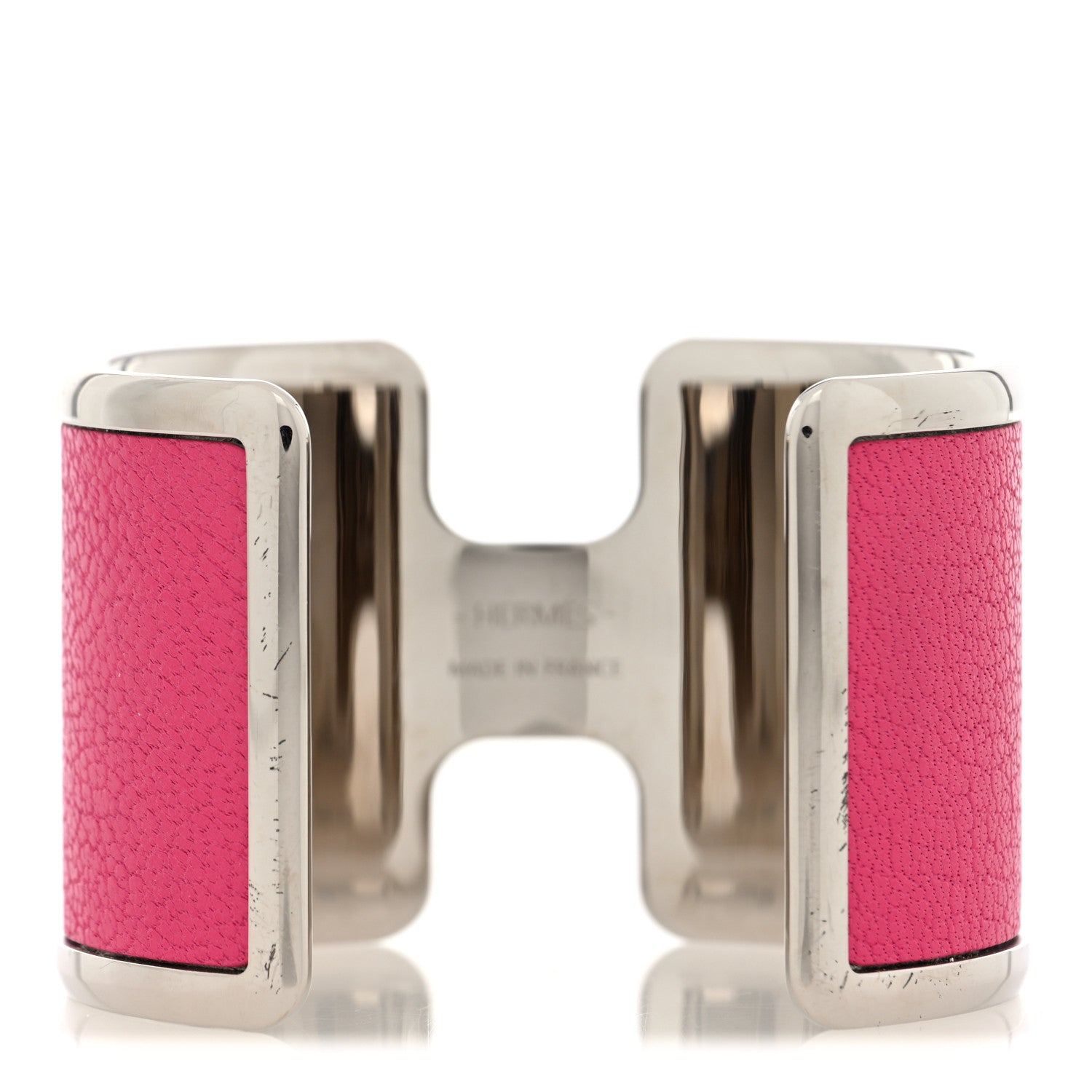 Chamkila Chevre Olympe Cuff Bracelet Rose Shocking