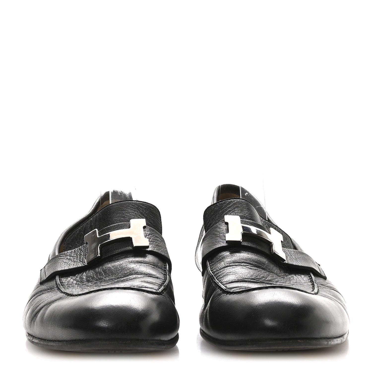 Goatskin Men's Paris Loafers 42 Black