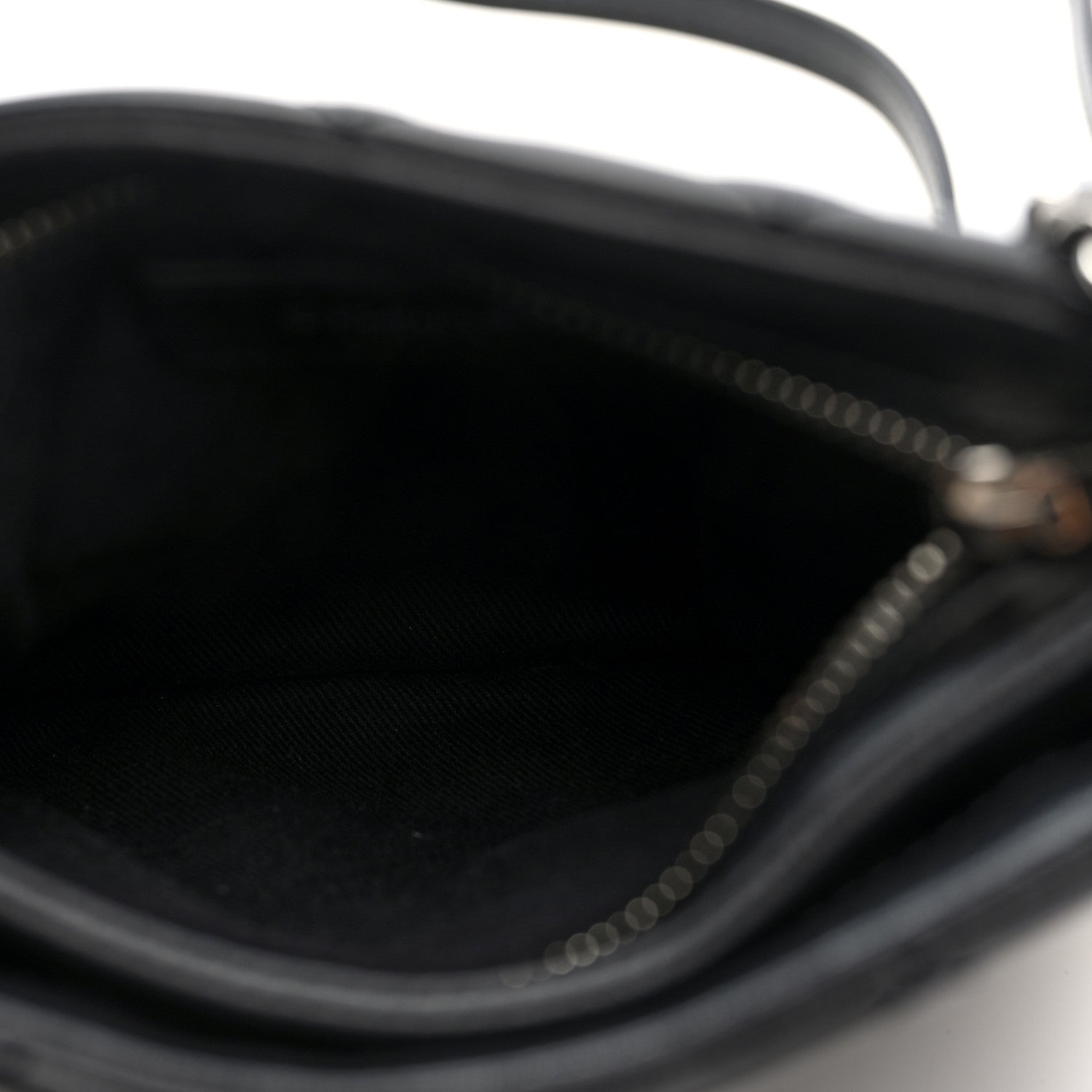 Lambskin Quilted Crossbody Bag Black