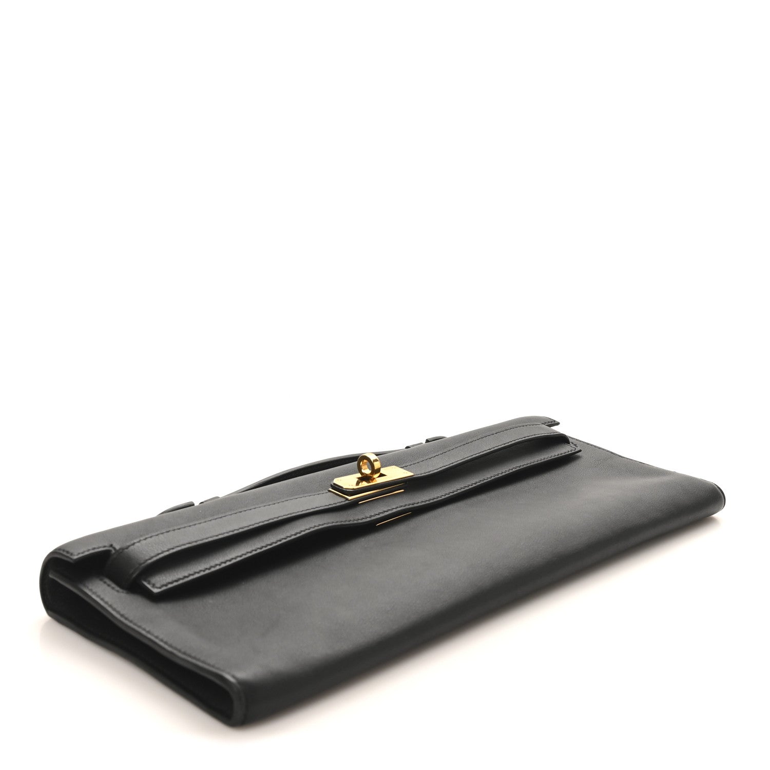 Swift Kelly Cut Clutch Pochette Black