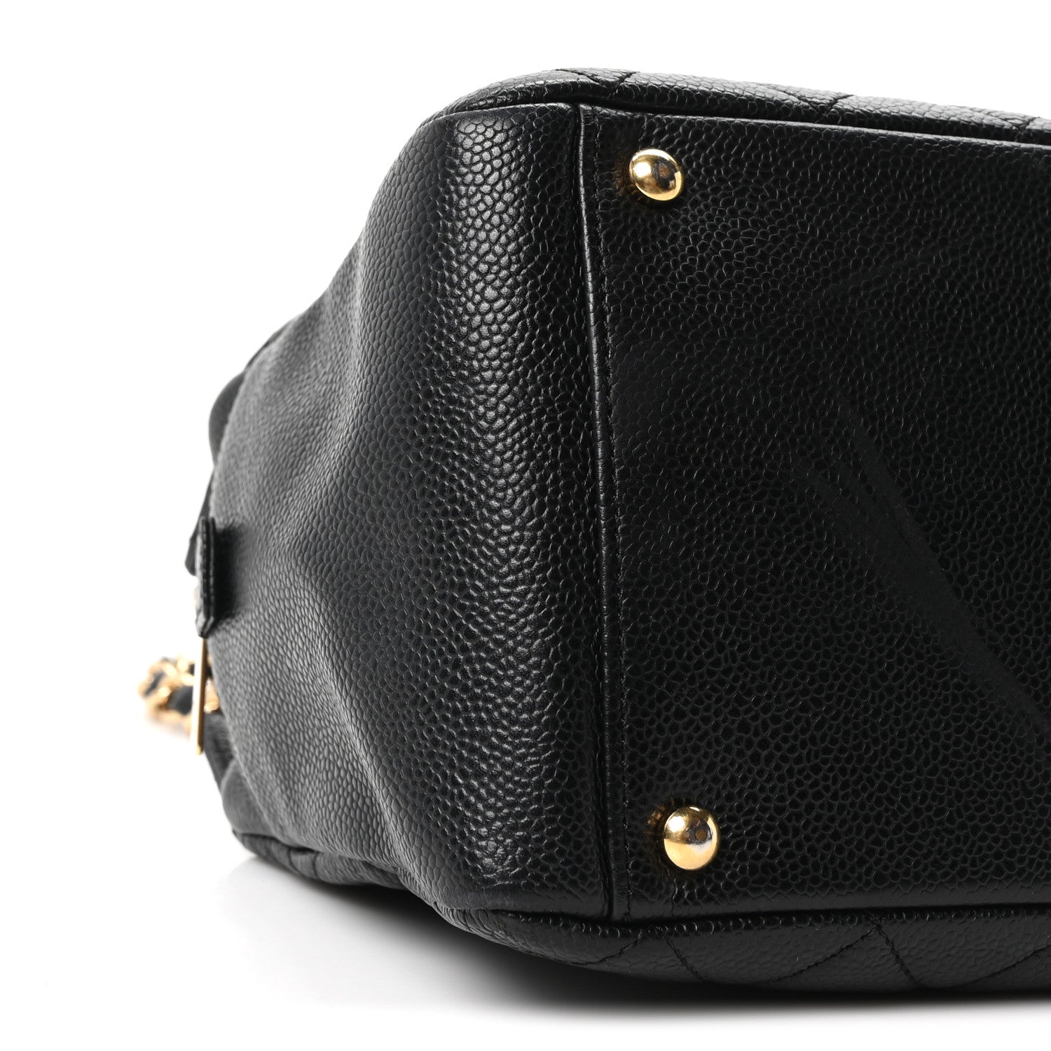 Caviar Quilted Petit Timeless Tote PTT Black
