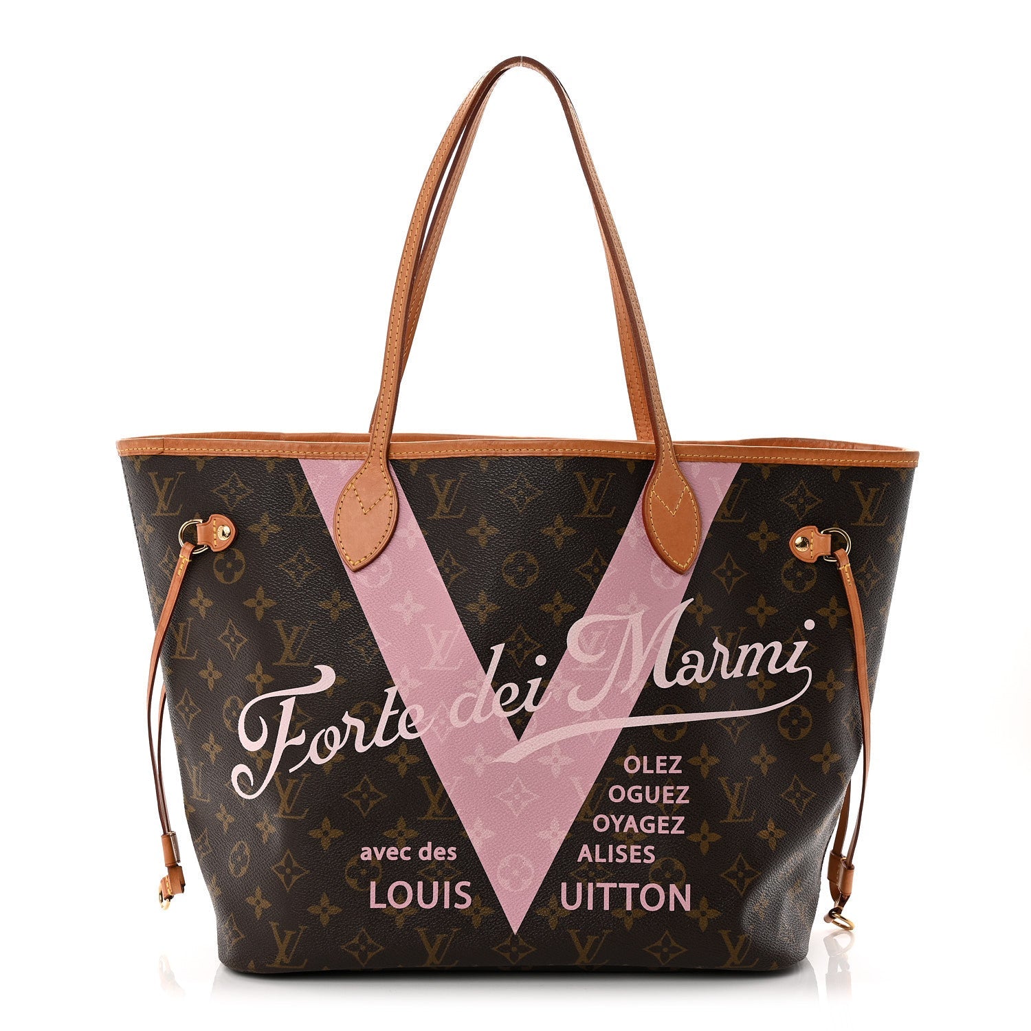 Monogram Forte Dei Marmi V Neverfull MM Rose Ballerine