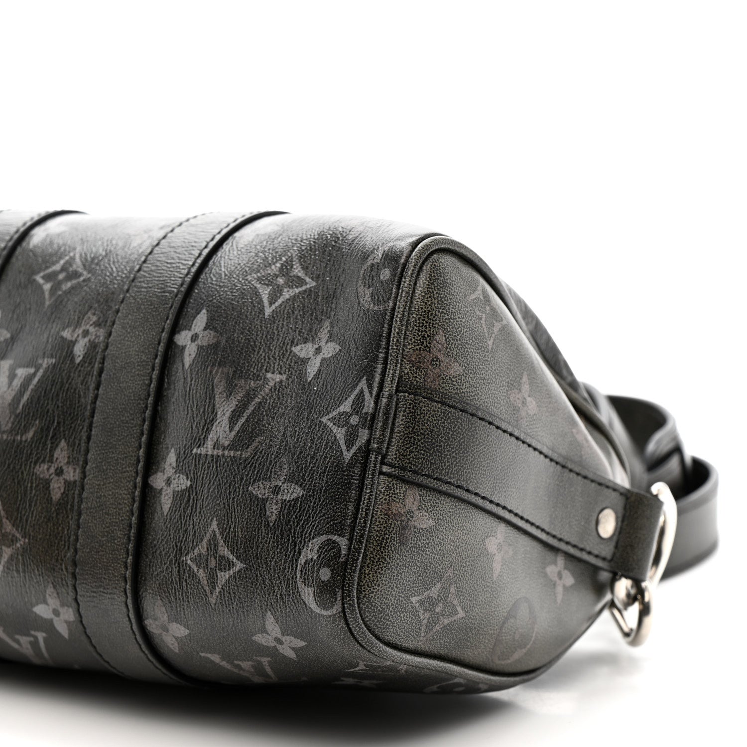 Brushed Monogram Eclipse Keepall Bandouliere 25