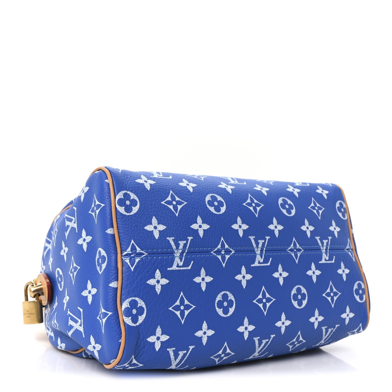 Calfskin Monogram Speedy P9 Bandouliere 25 Blue