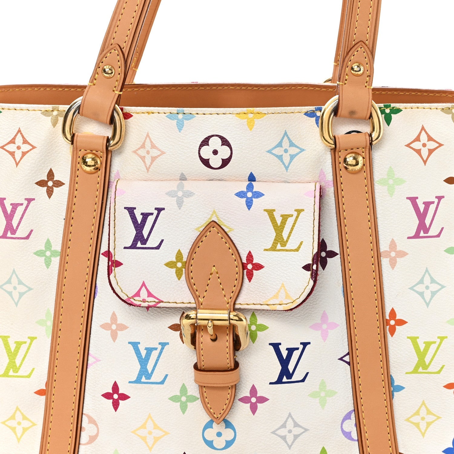 Monogram Multicolor Aurelia MM White