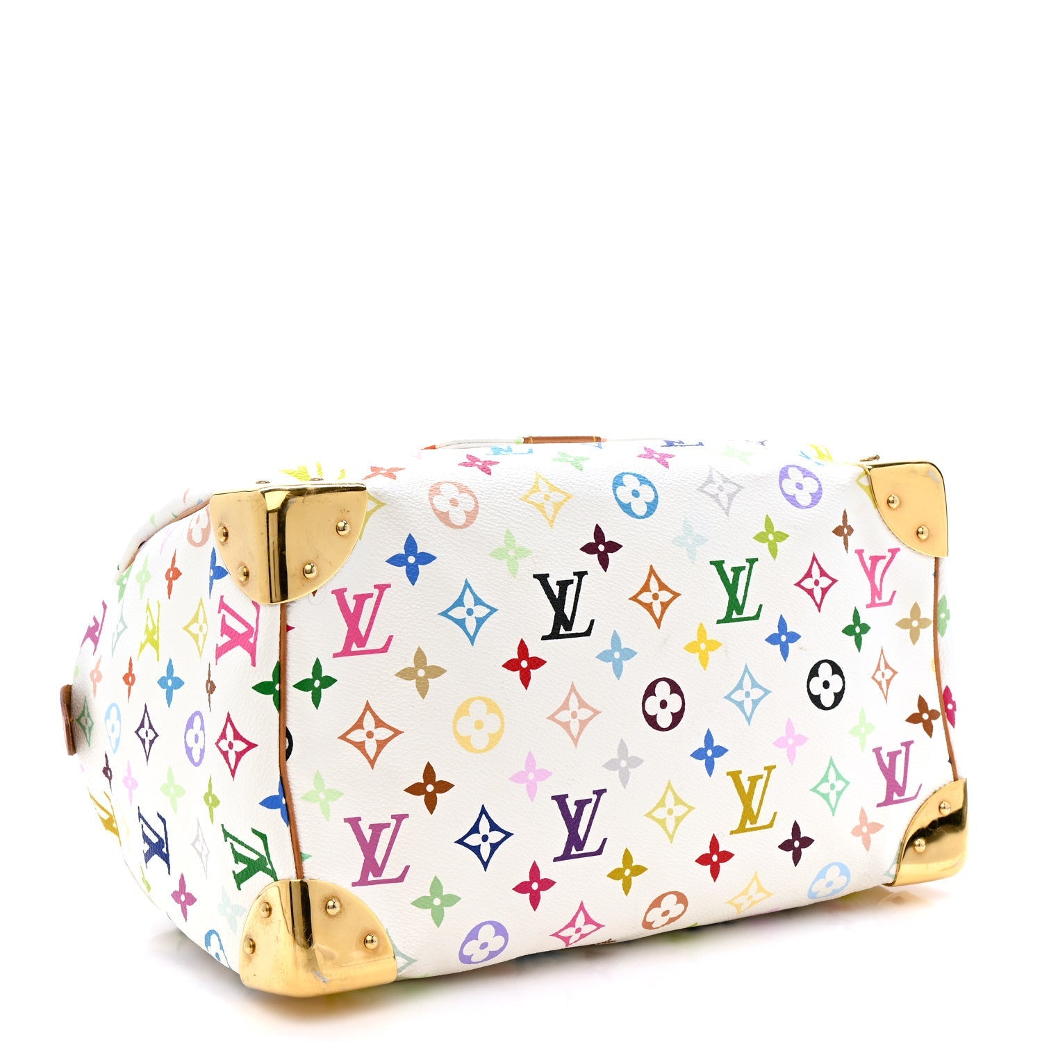 Monogram Multicolor Speedy 30 White